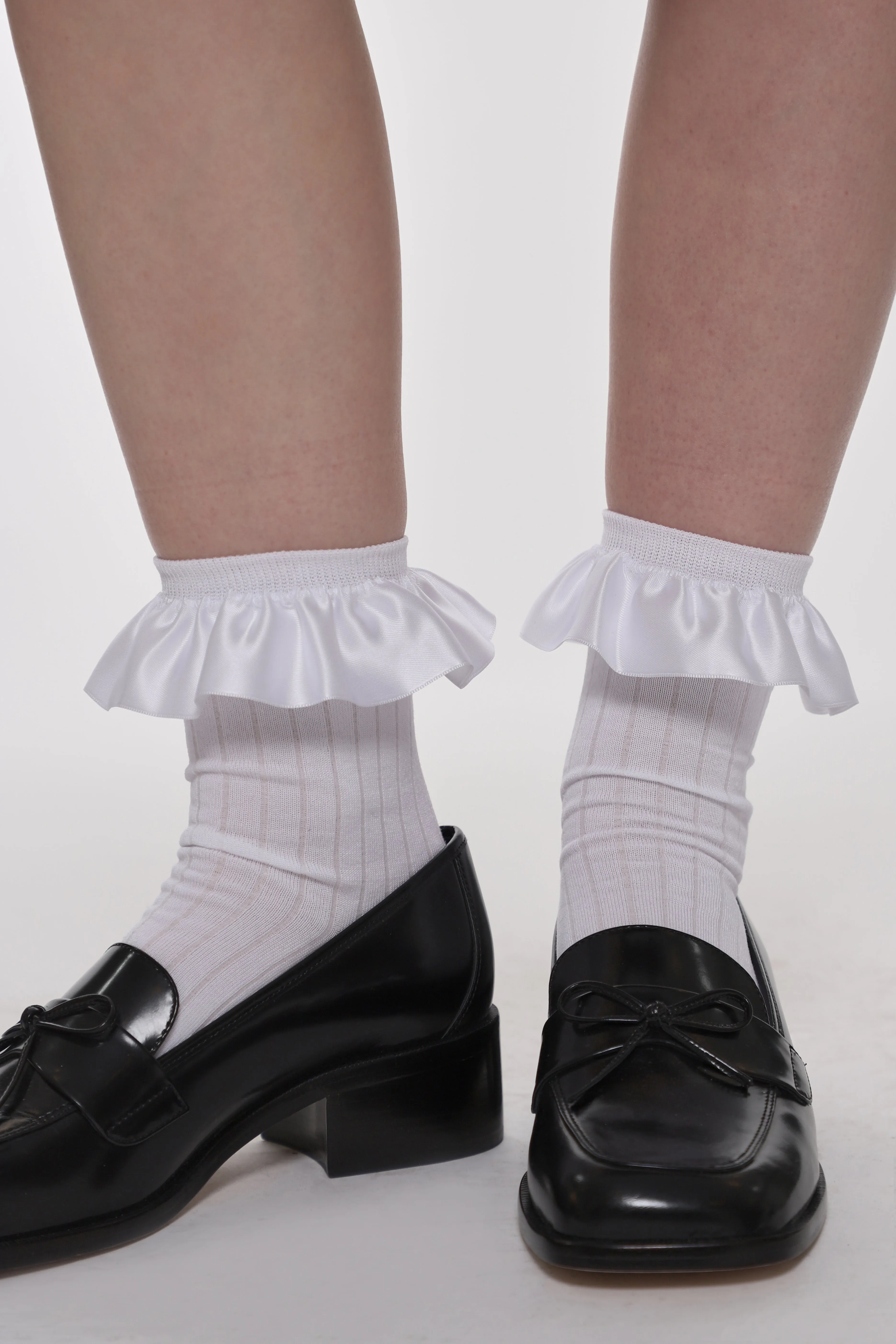 LAMPSHADE SOCK IN WHITE sold by Sandy Liang product image thumbnail 3
