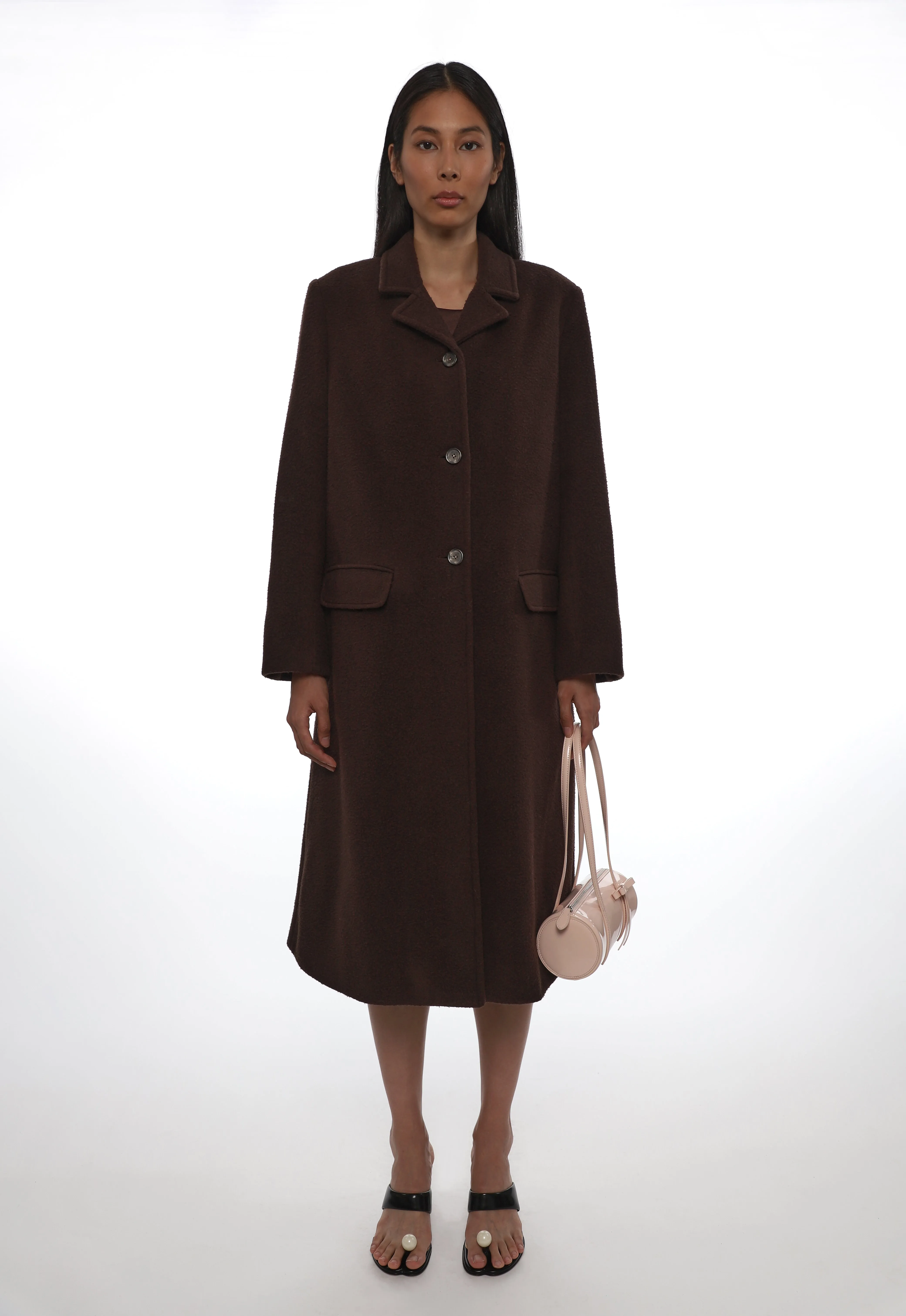 SOYA COAT IN BROWN sold by Sandy Liang product image thumbnail 2