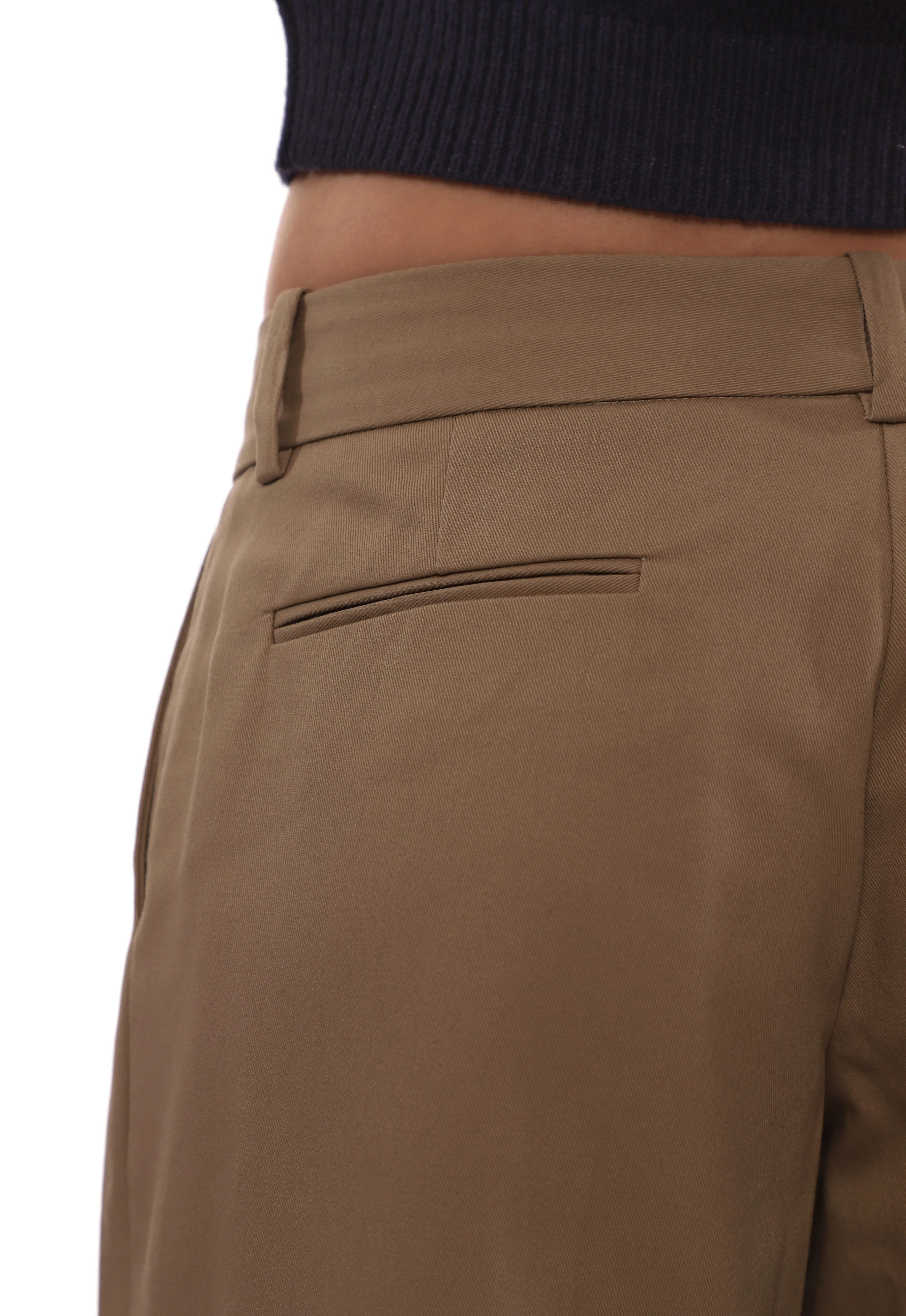 GRANDPA PANT IN KHAKI sold by Sandy Liang product image thumbnail 4