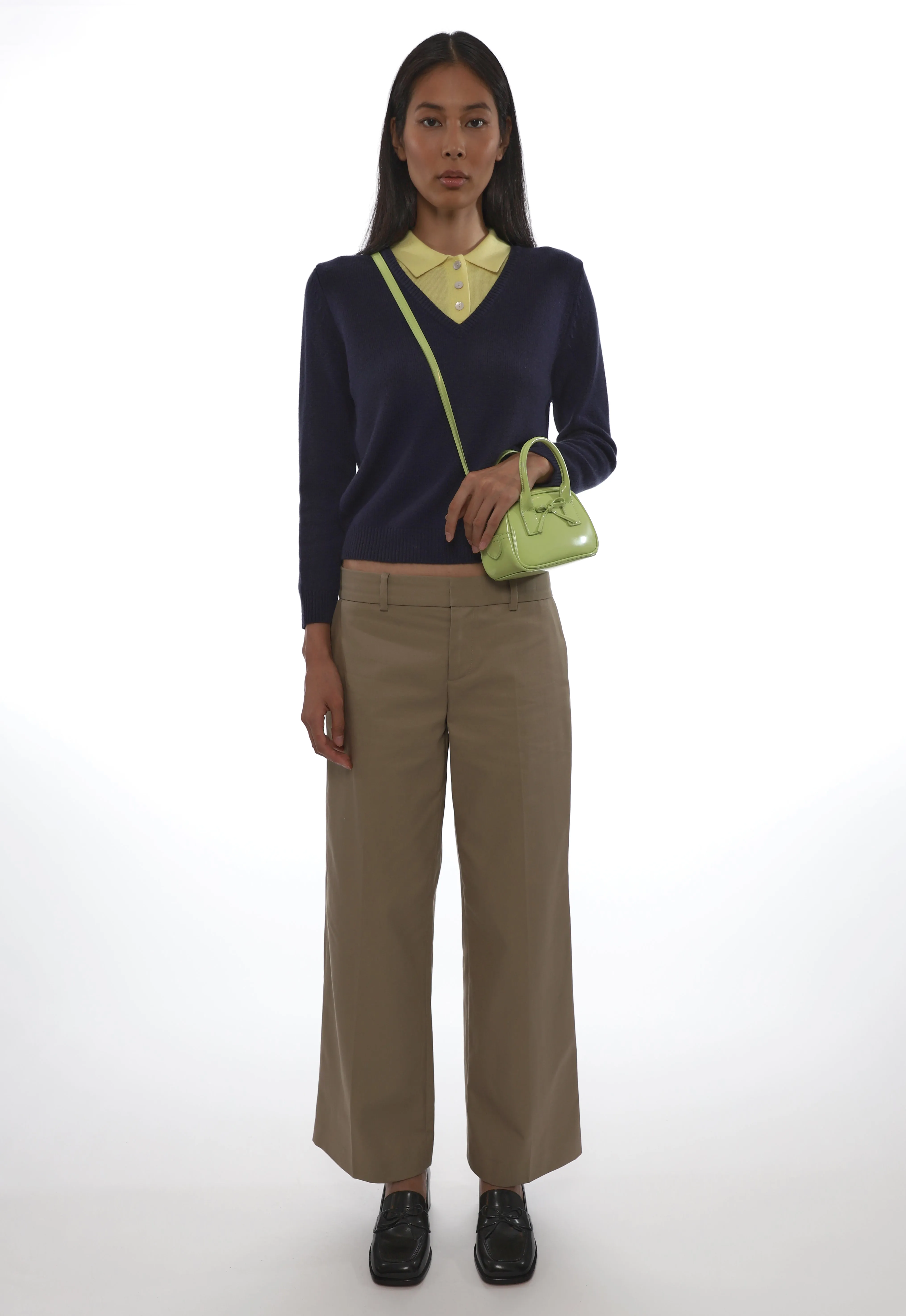 GRANDPA PANT IN KHAKI sold by Sandy Liang product image thumbnail 2