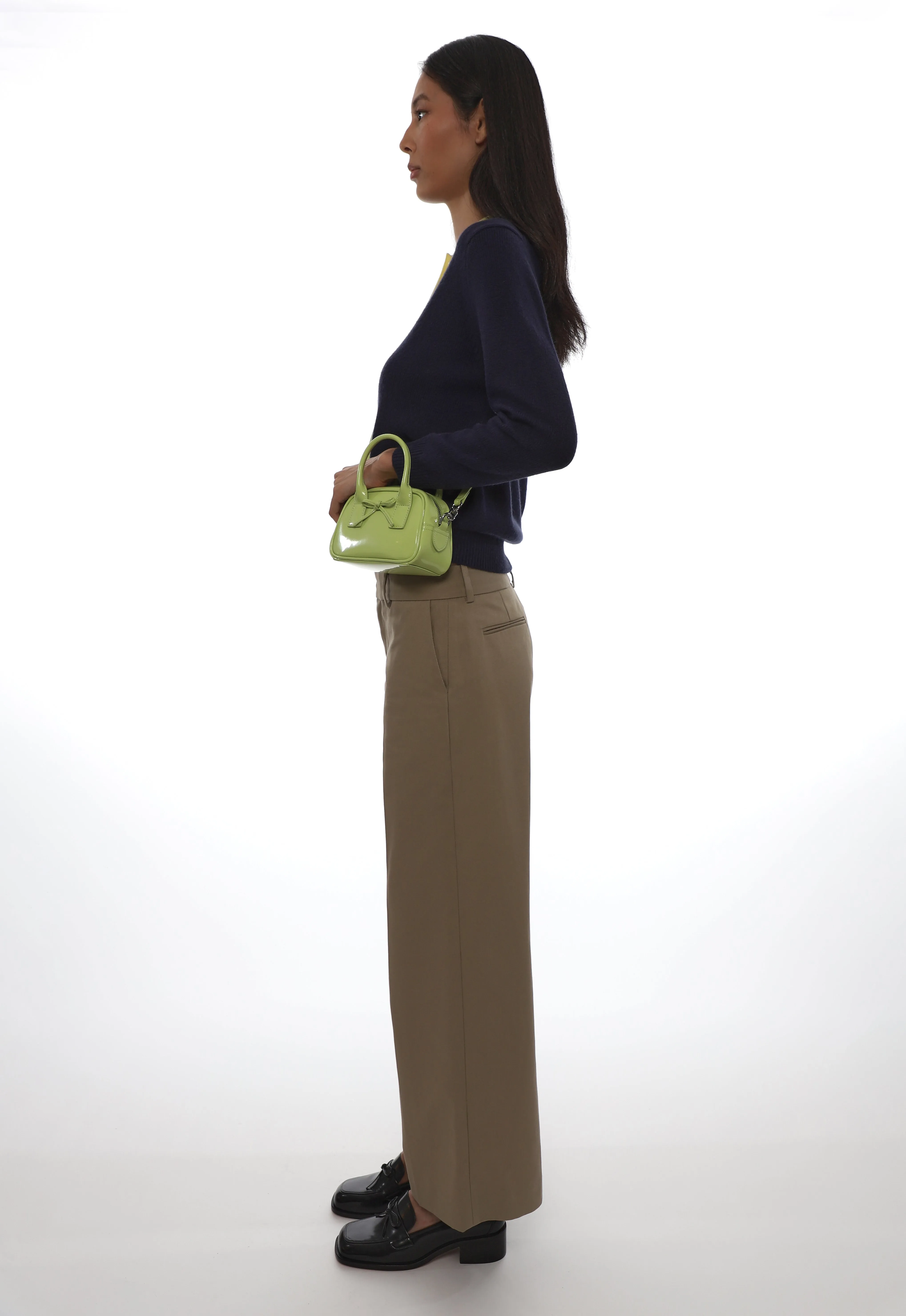 GRANDPA PANT IN KHAKI sold by Sandy Liang product image thumbnail 3