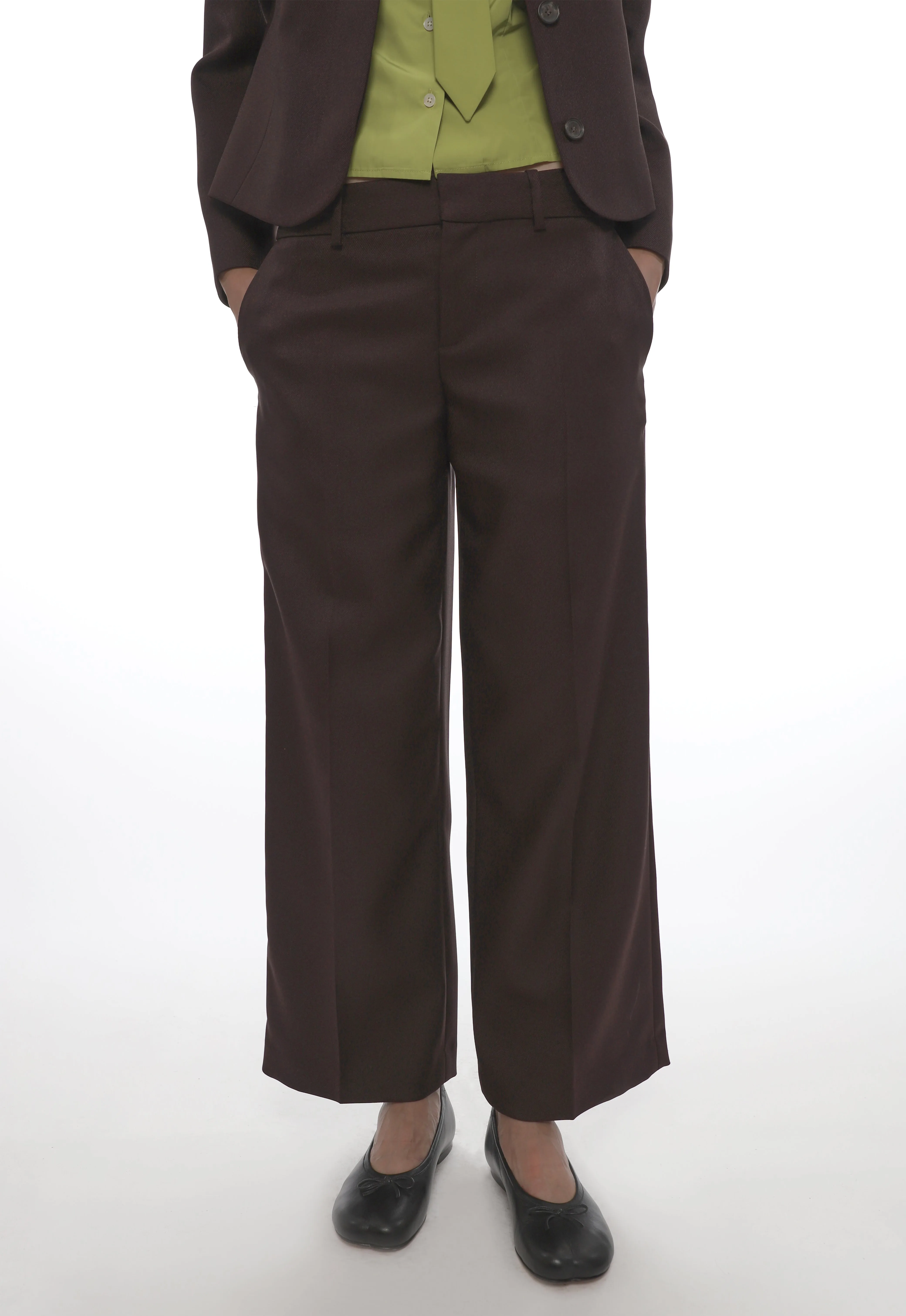 GRANDPA PANT IN BROWN sold by Sandy Liang product image thumbnail 3