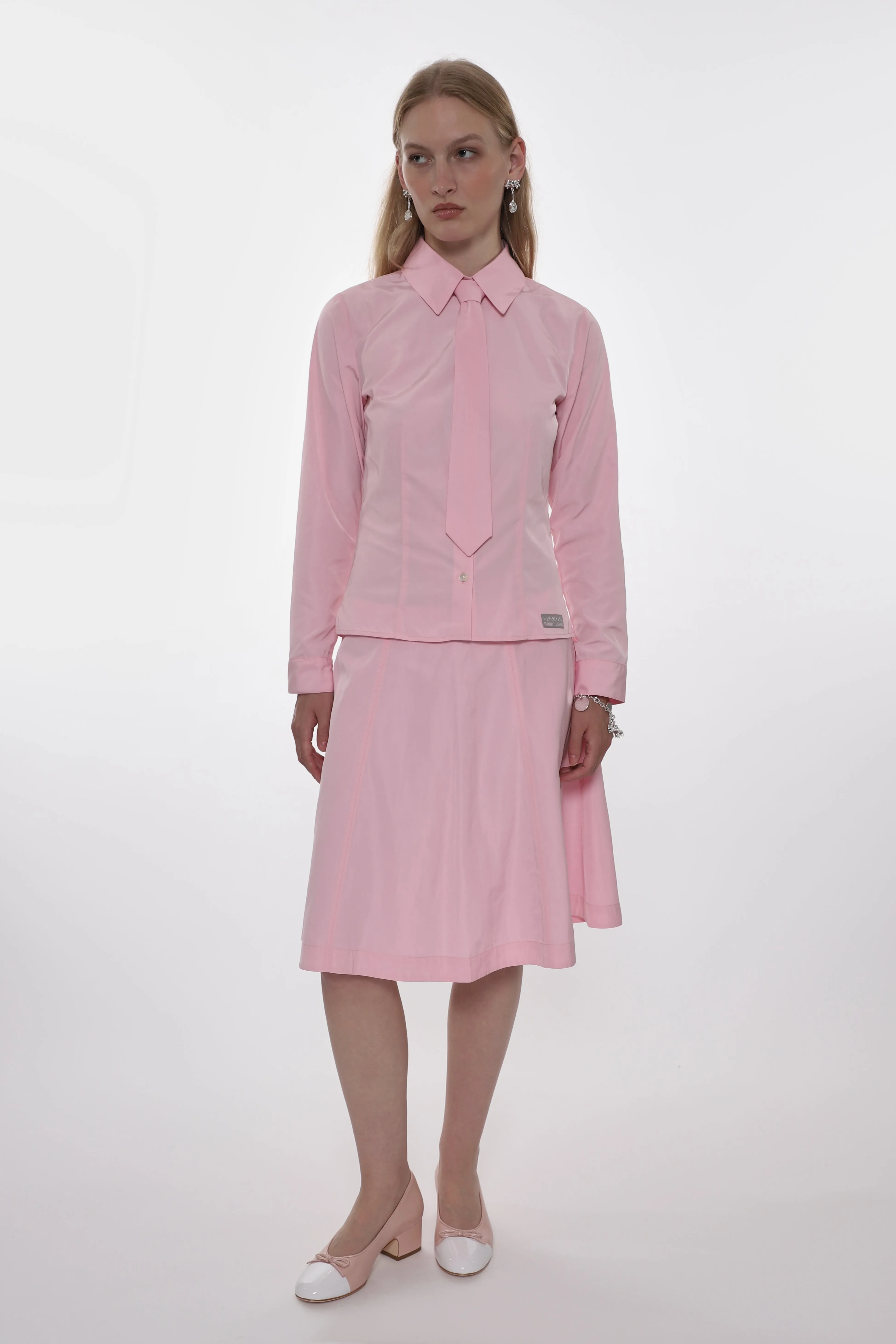 CONSTANCE SKIRT IN PINK sold by Sandy Liang product image thumbnail 2