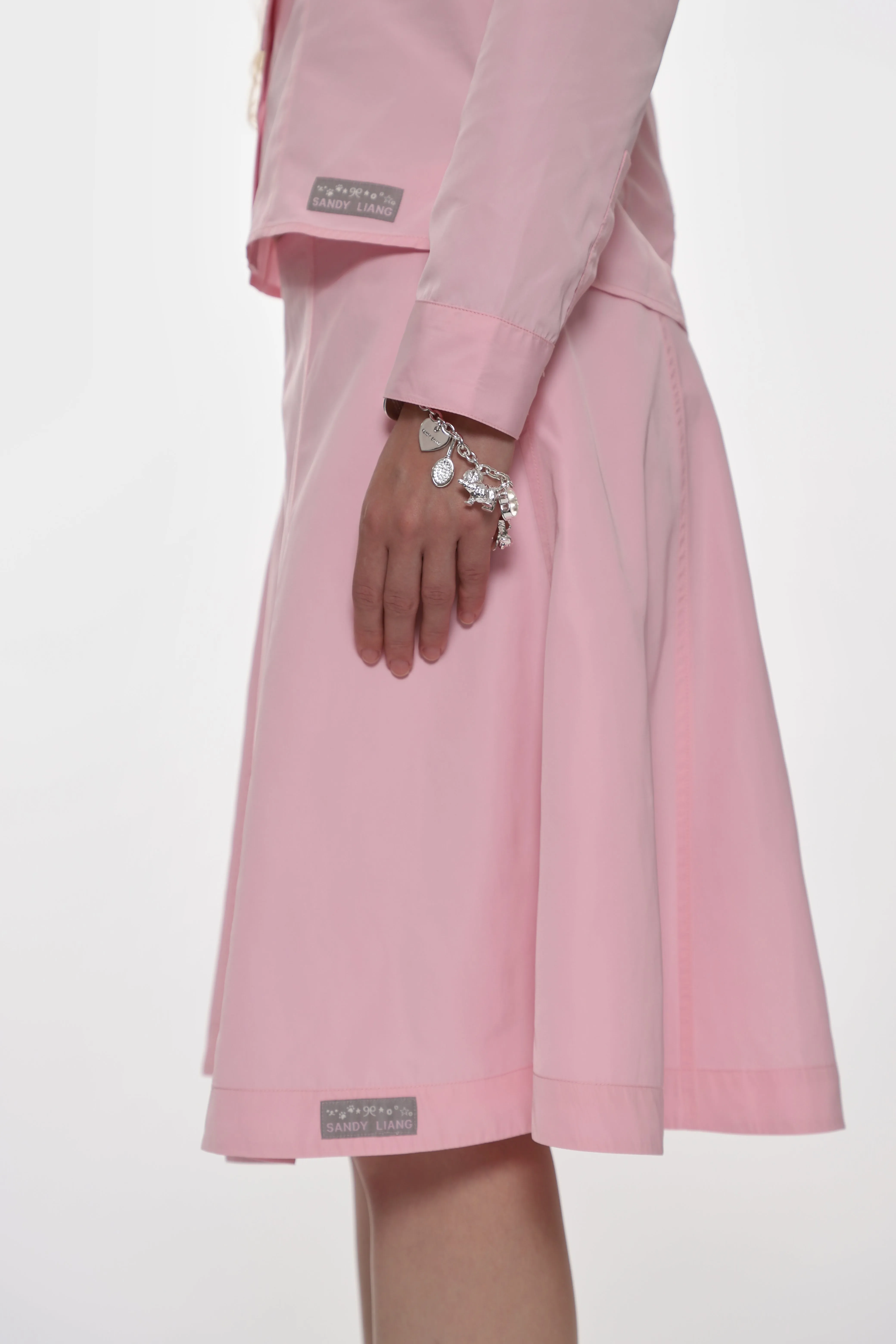 CONSTANCE SKIRT IN PINK sold by Sandy Liang product image thumbnail 3