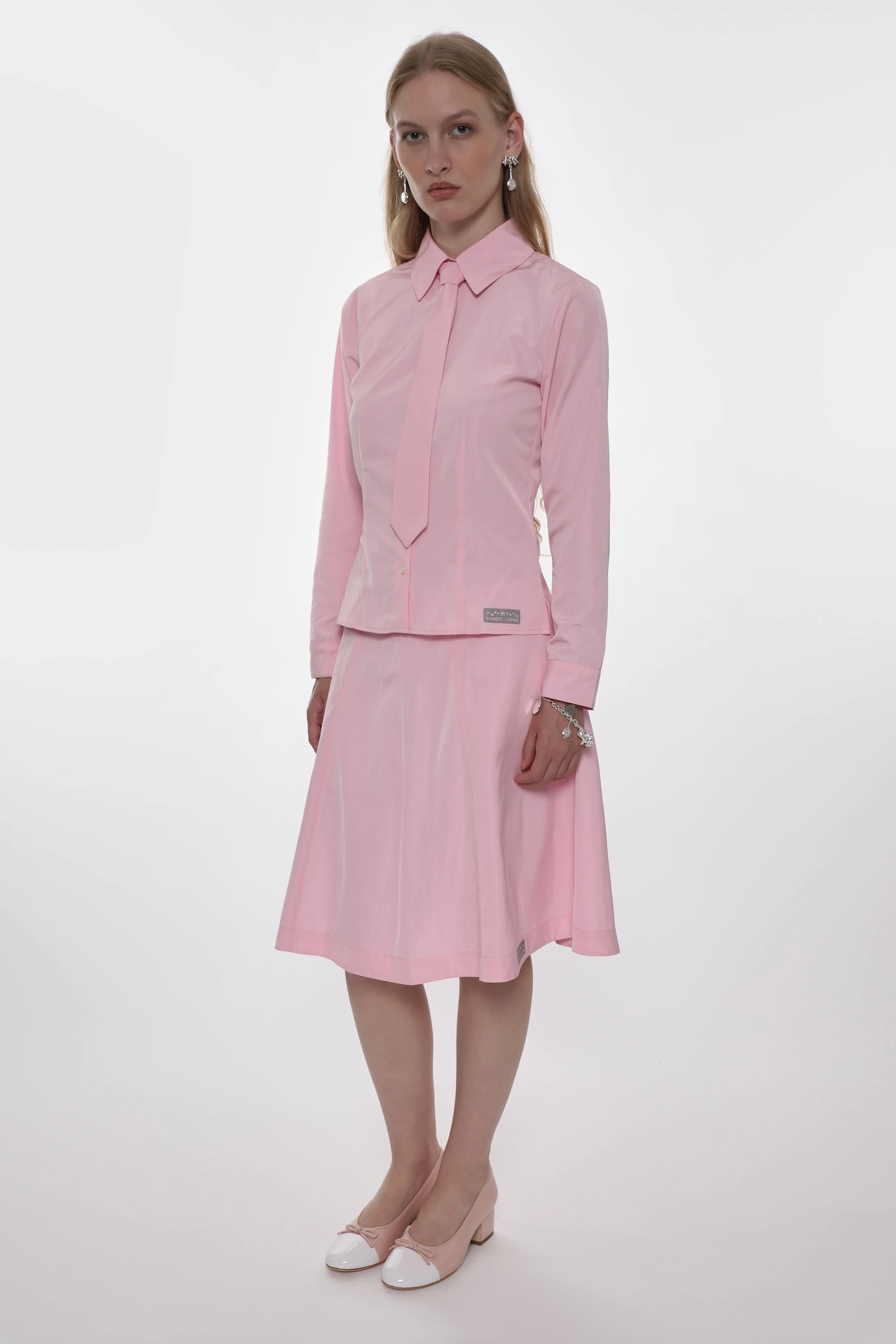 CONSTANCE SKIRT IN PINK sold by Sandy Liang product image thumbnail 5