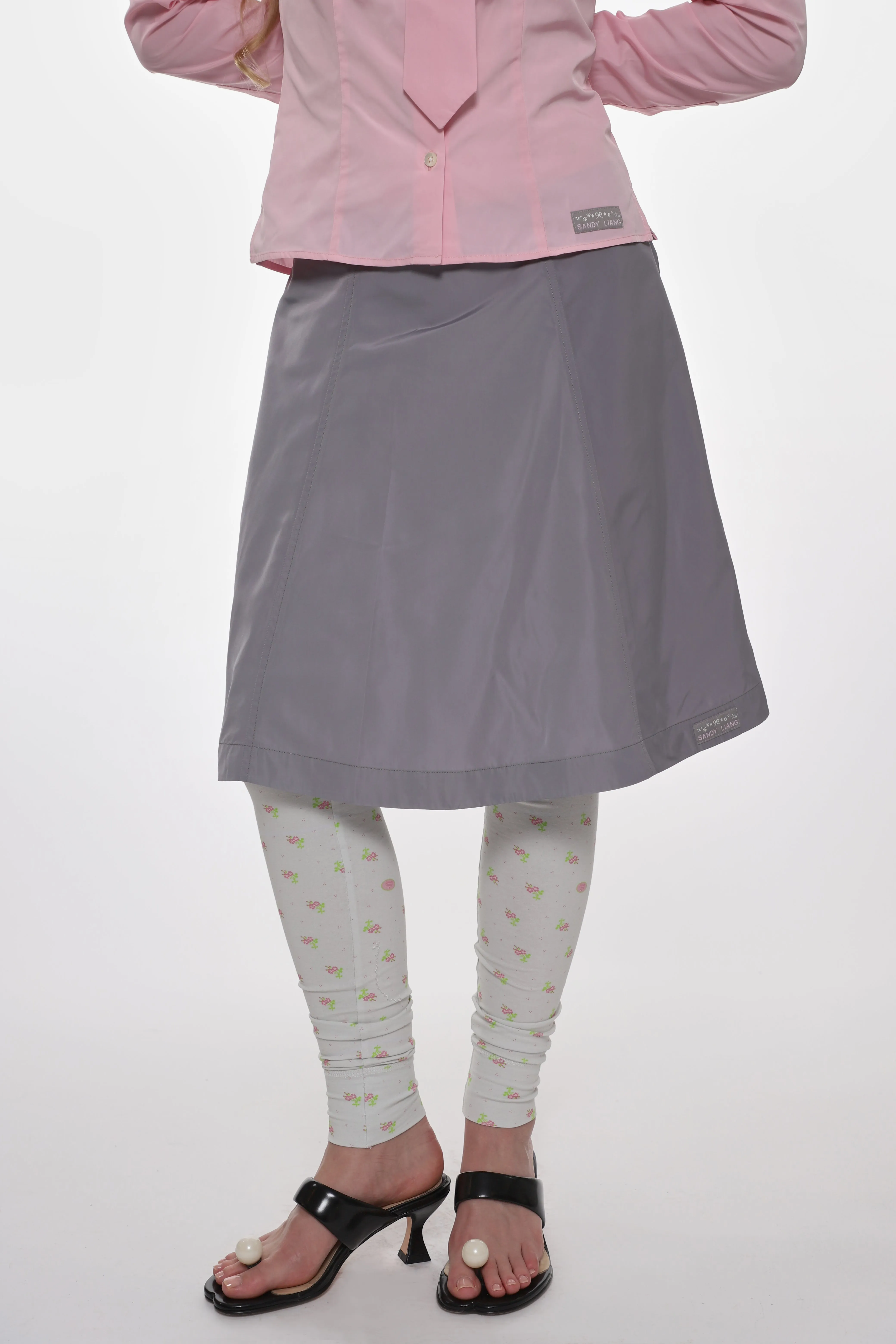 CONSTANCE SKIRT IN GREY sold by Sandy Liang product image thumbnail 3