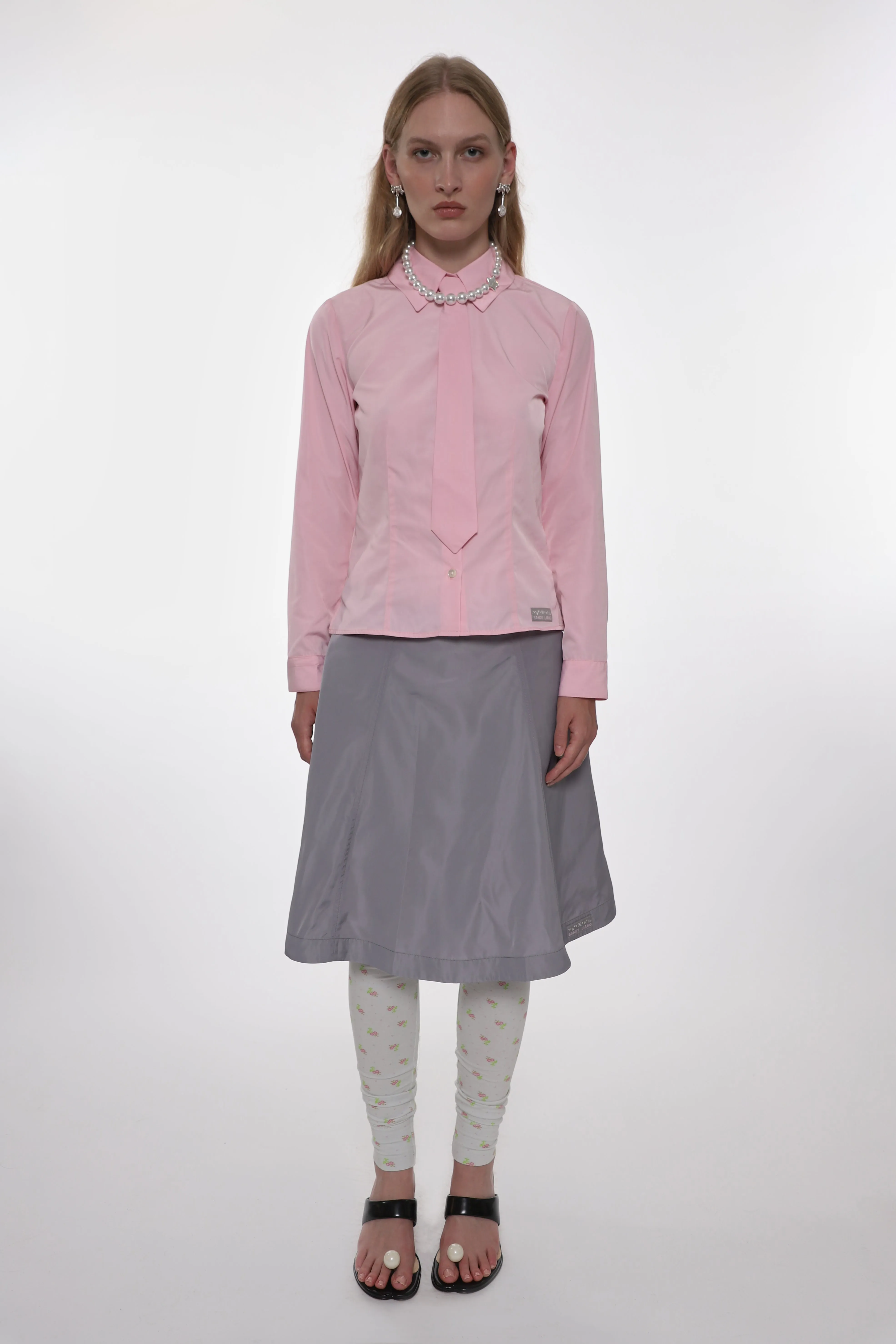 CONSTANCE SKIRT IN GREY sold by Sandy Liang product image thumbnail 2