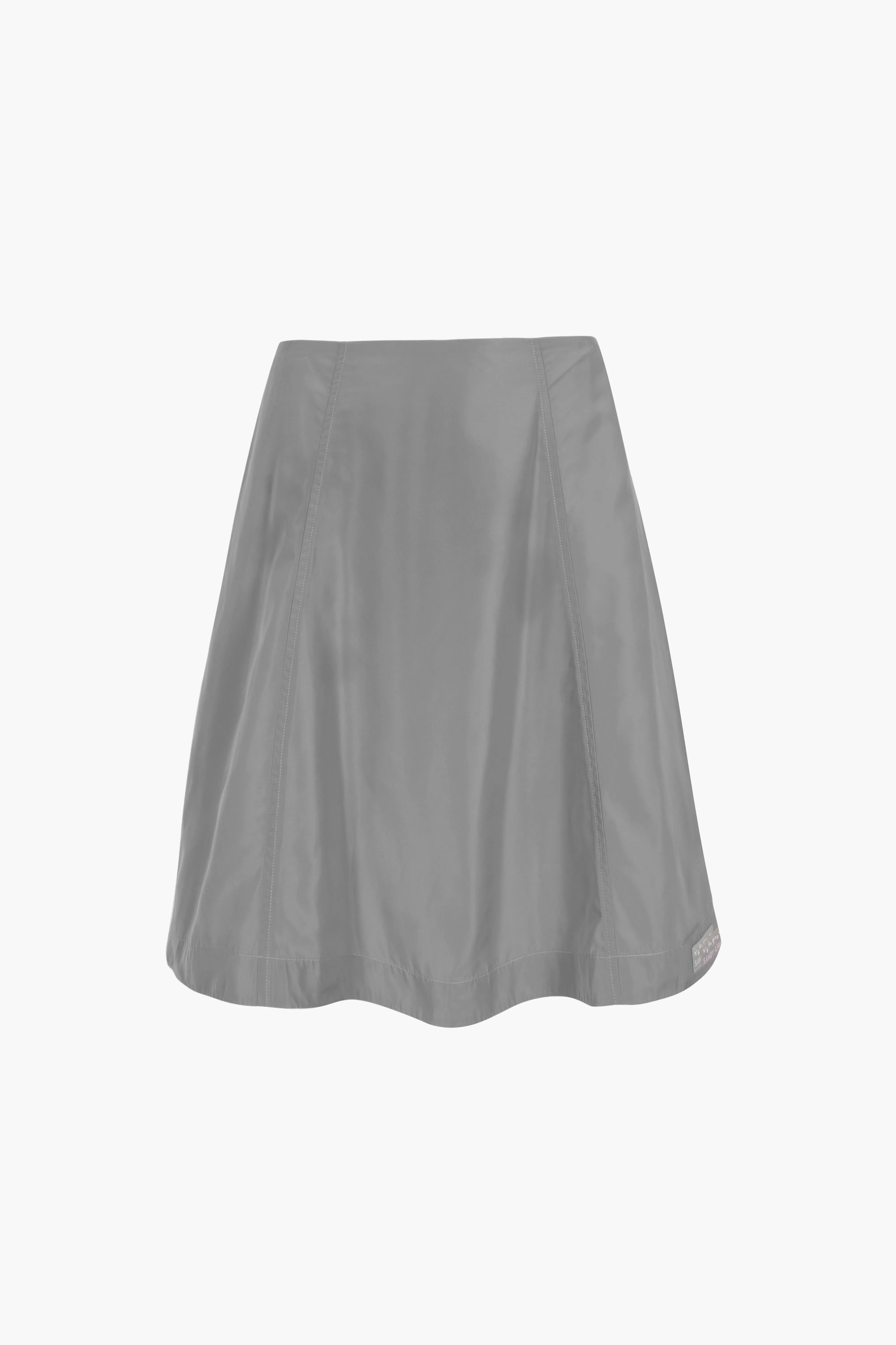CONSTANCE SKIRT IN GREY sold by Sandy Liang
