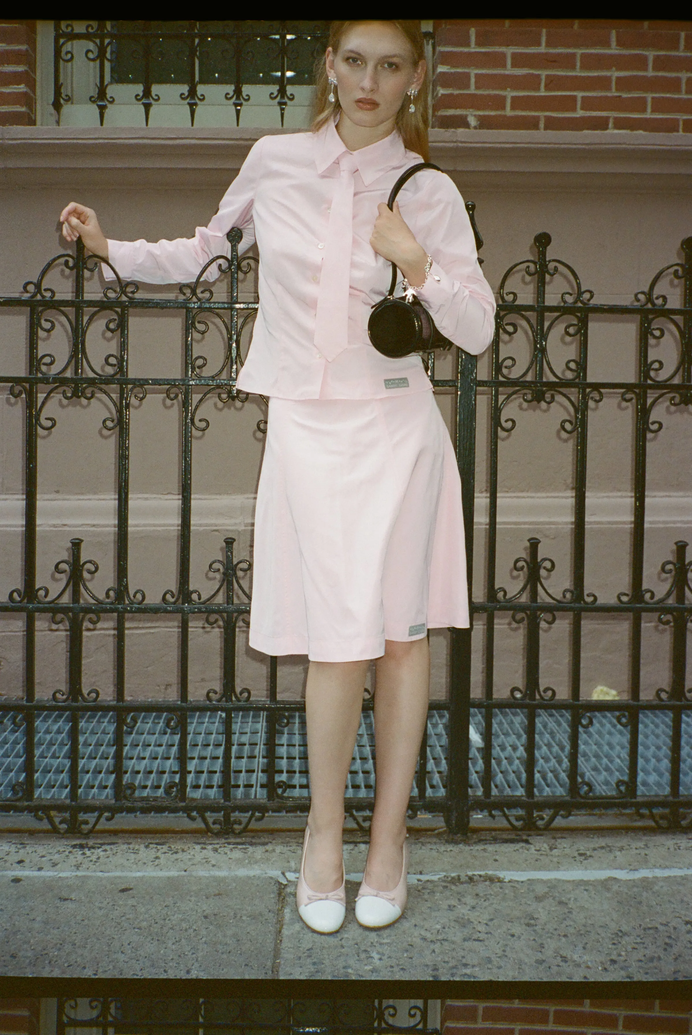 LEVI SHIRT IN PINK sold by Sandy Liang product image thumbnail 5