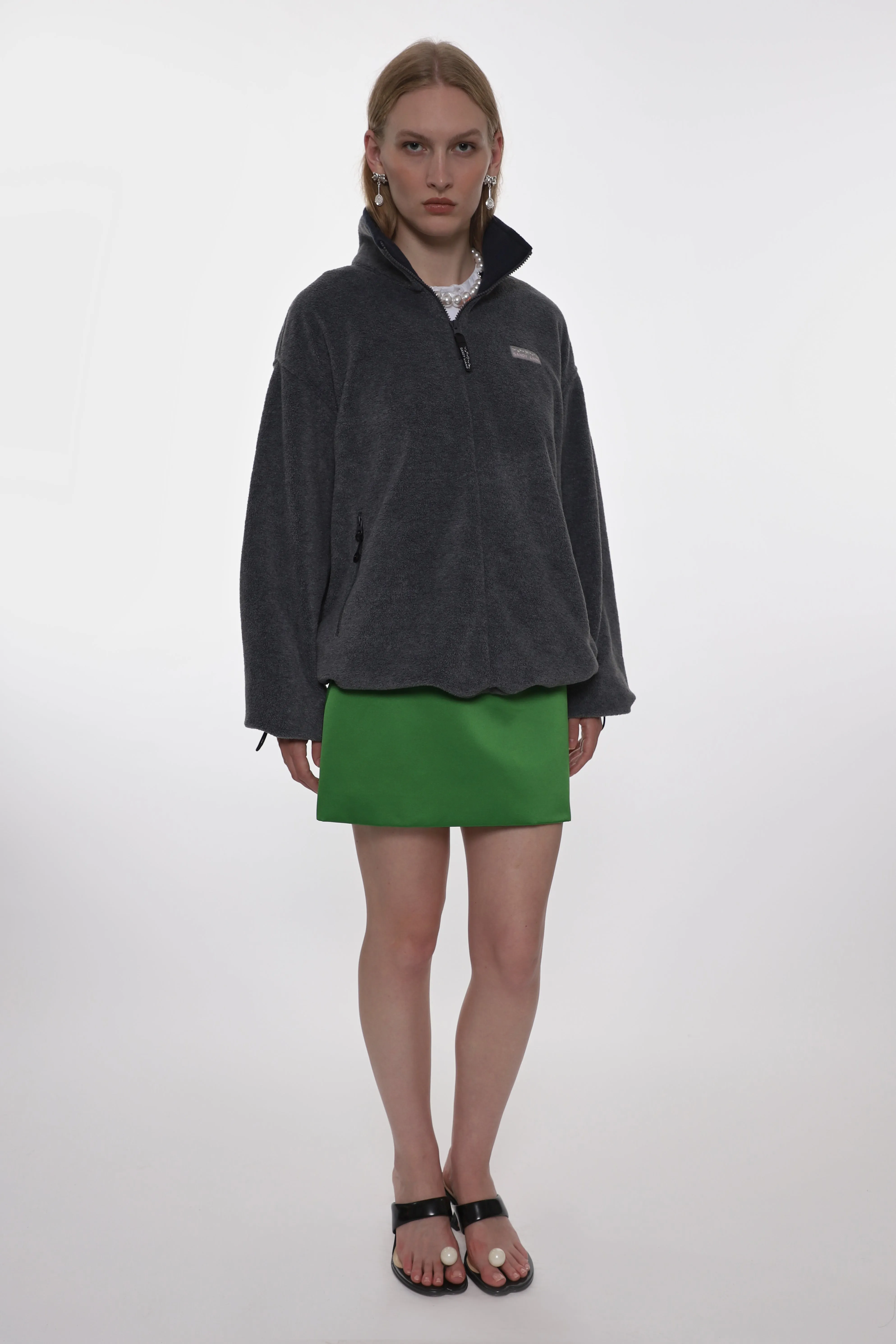 JUICY SKIRT IN GREEN sold by Sandy Liang product image thumbnail 2