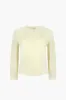 PINO CASHMERE SWEATER IN PALE YELLOW sold by Sandy Liang