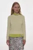 PINO CASHMERE SWEATER IN PALE YELLOW sold by Sandy Liang