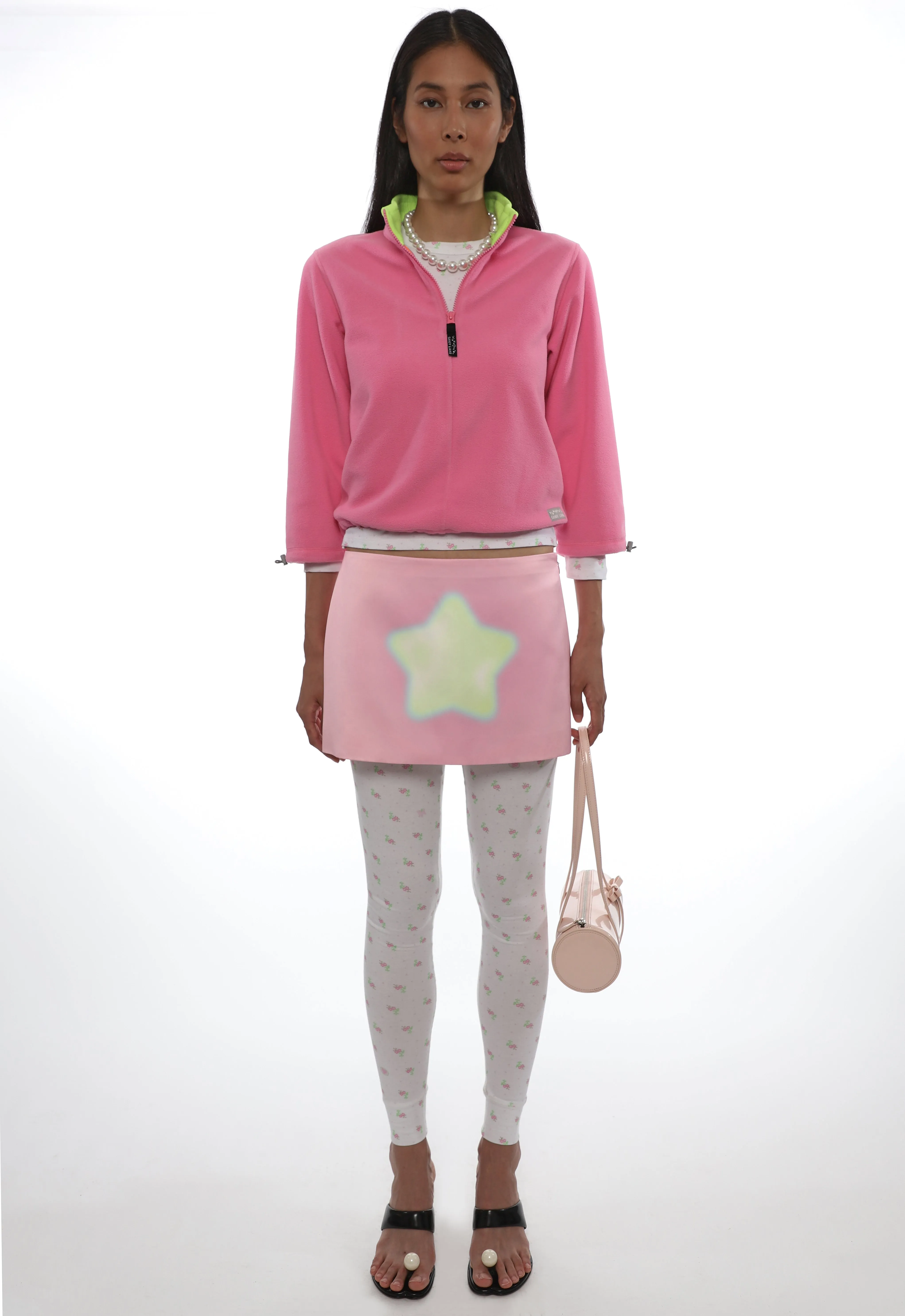 JUICE SKIRT IN PINK STAR sold by Sandy Liang product image thumbnail 2