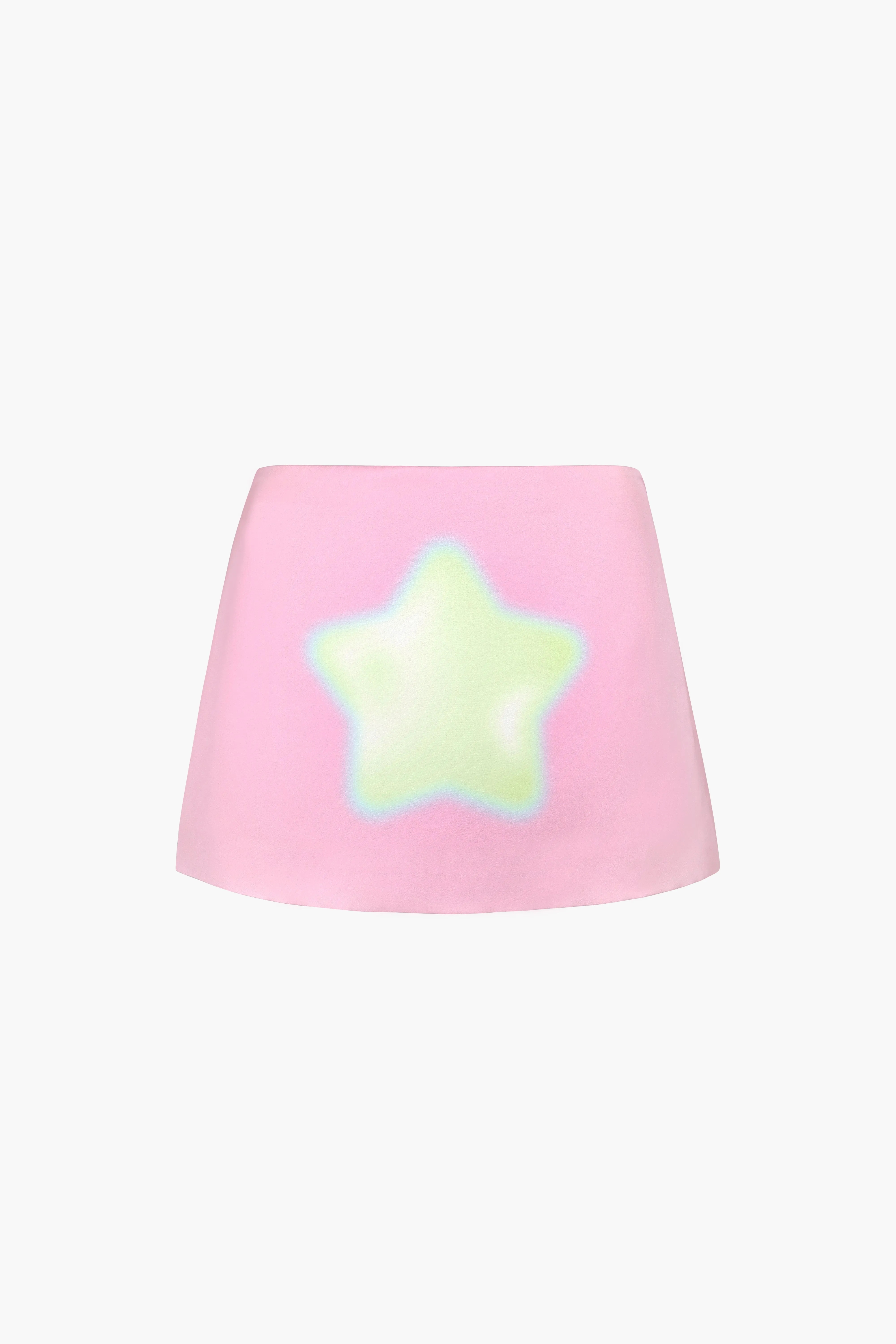 JUICE SKIRT IN PINK STAR sold by Sandy Liang