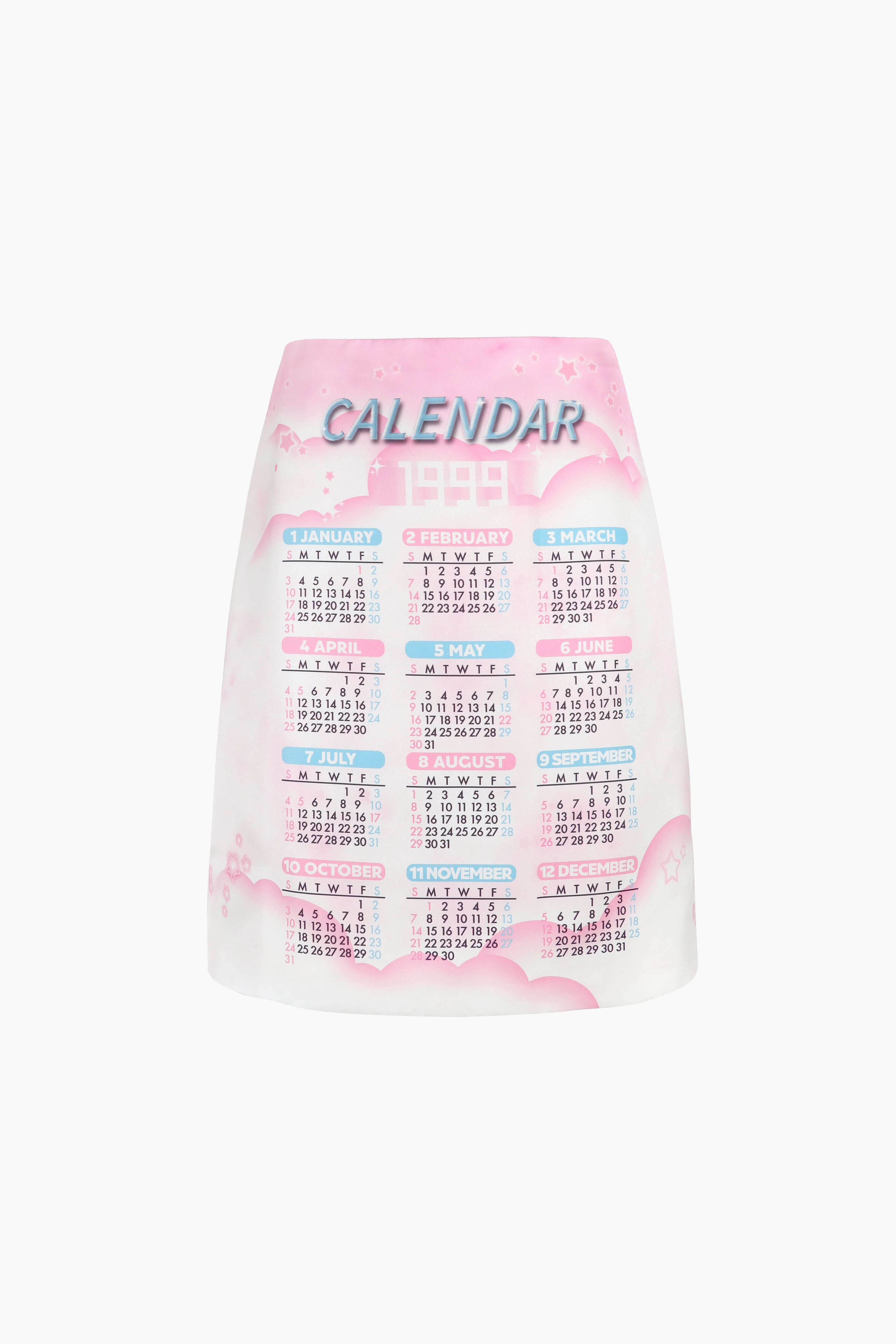 INA SKIRT IN CALENDAR sold by Sandy Liang