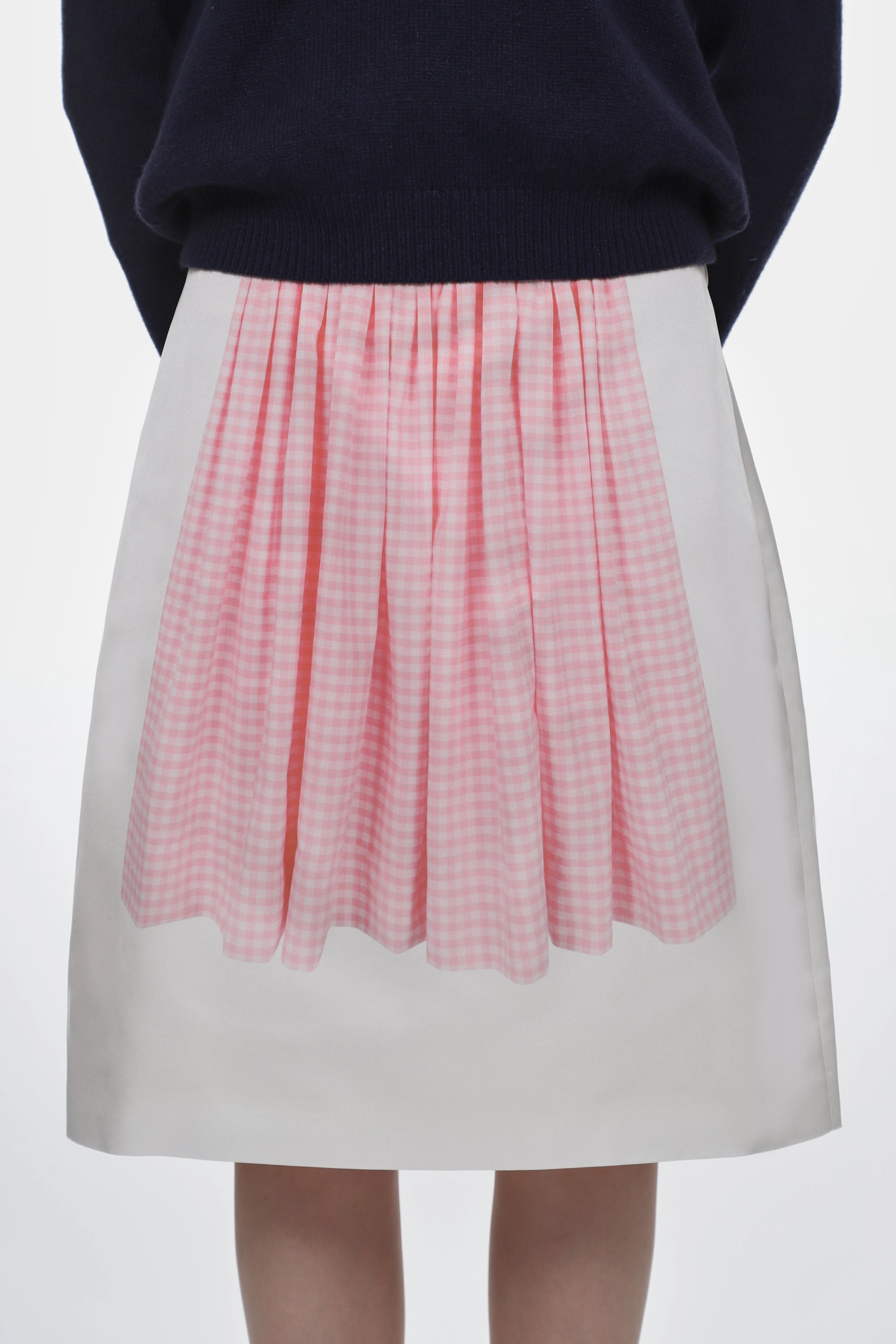 INA SKIRT IN TROMPE-L'OEIL APRON sold by Sandy Liang product image thumbnail 3
