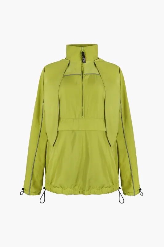 SIENA PULLOVER IN LIME sold by Sandy Liang