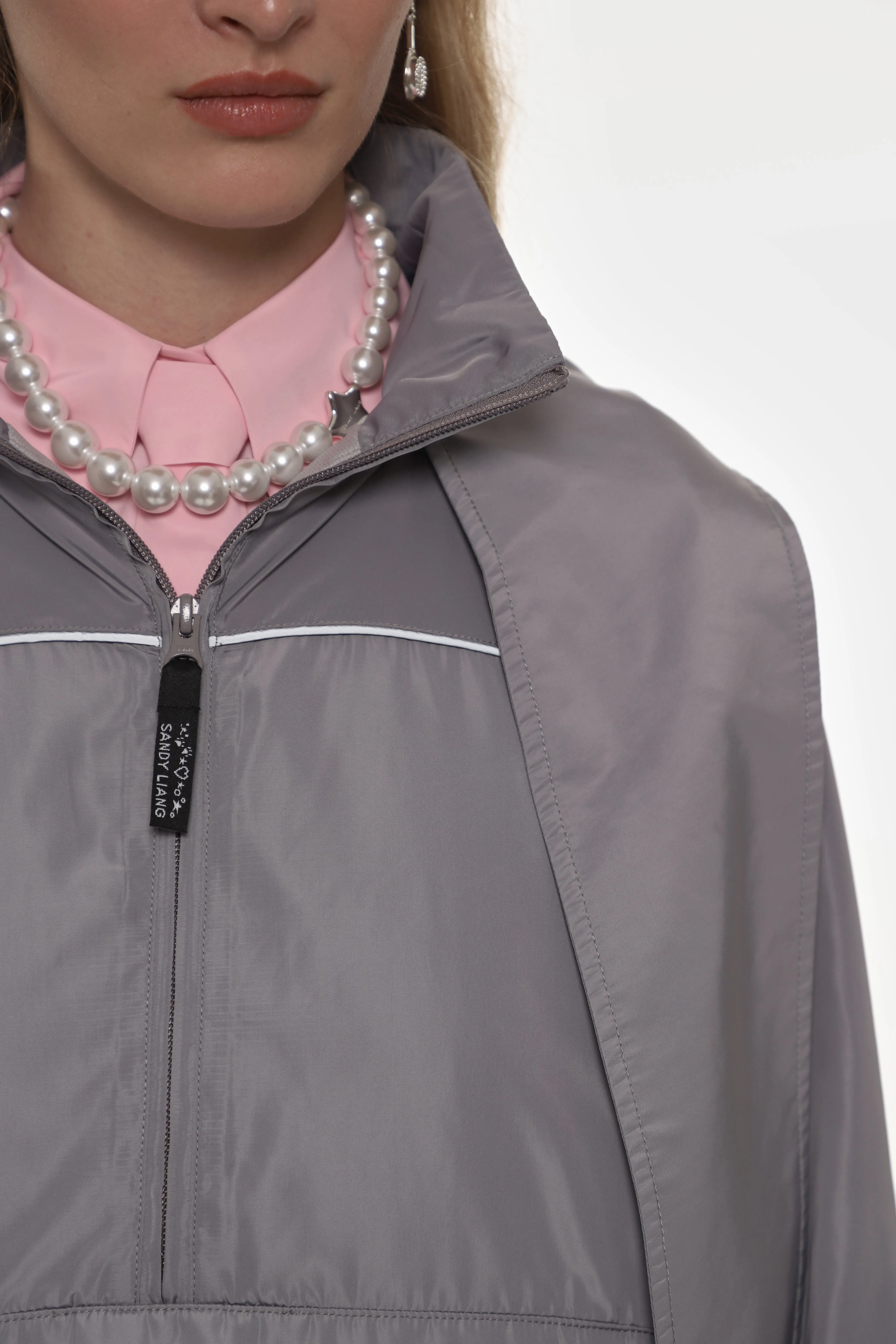 SIENA PULLOVER IN GREY sold by Sandy Liang product image thumbnail 4