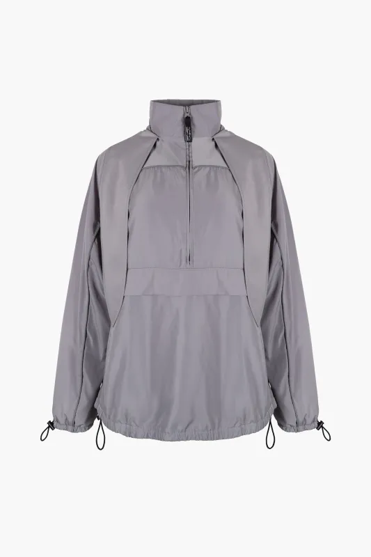 SIENA PULLOVER IN GREY sold by Sandy Liang