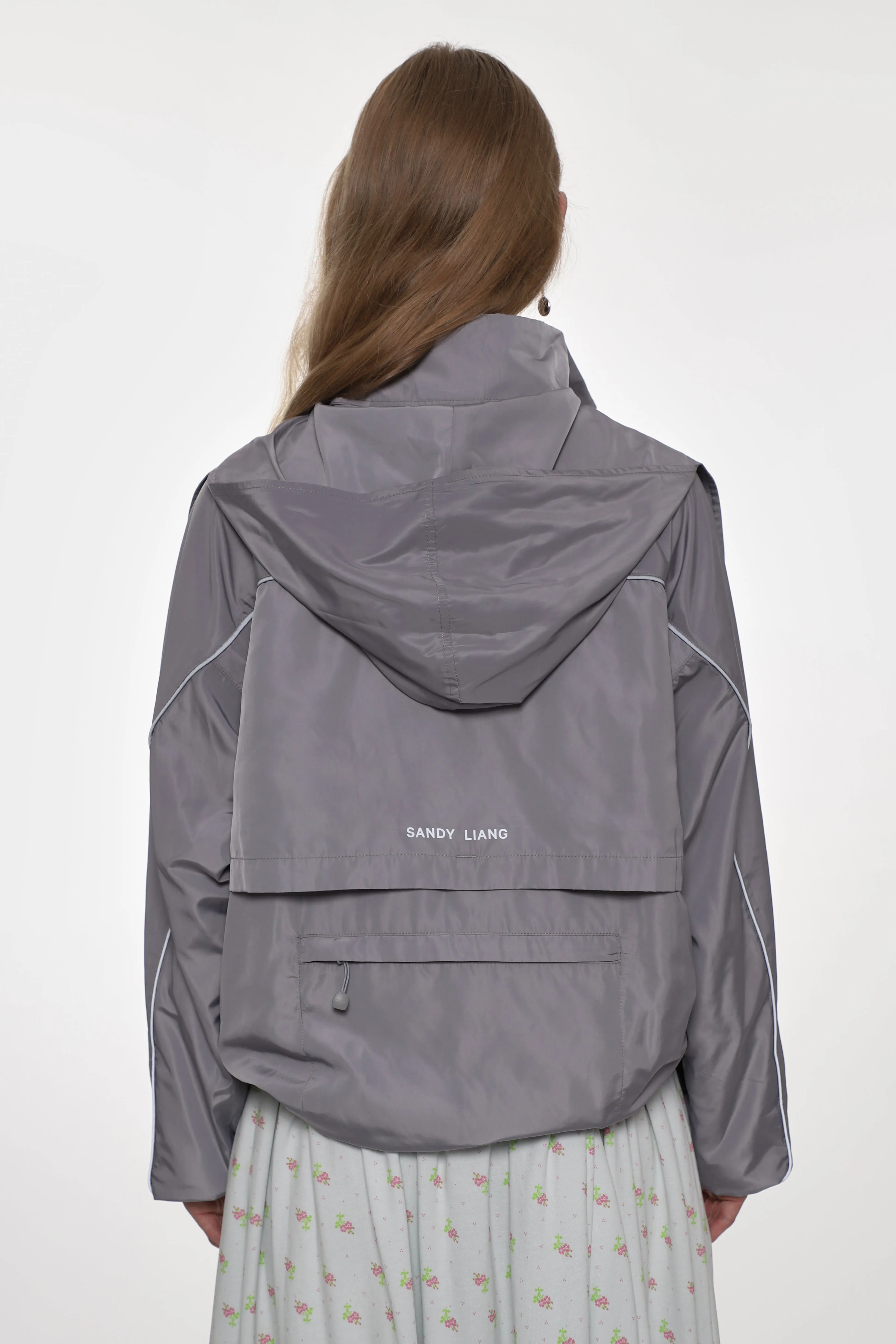 SIENA PULLOVER IN GREY sold by Sandy Liang product image thumbnail 3