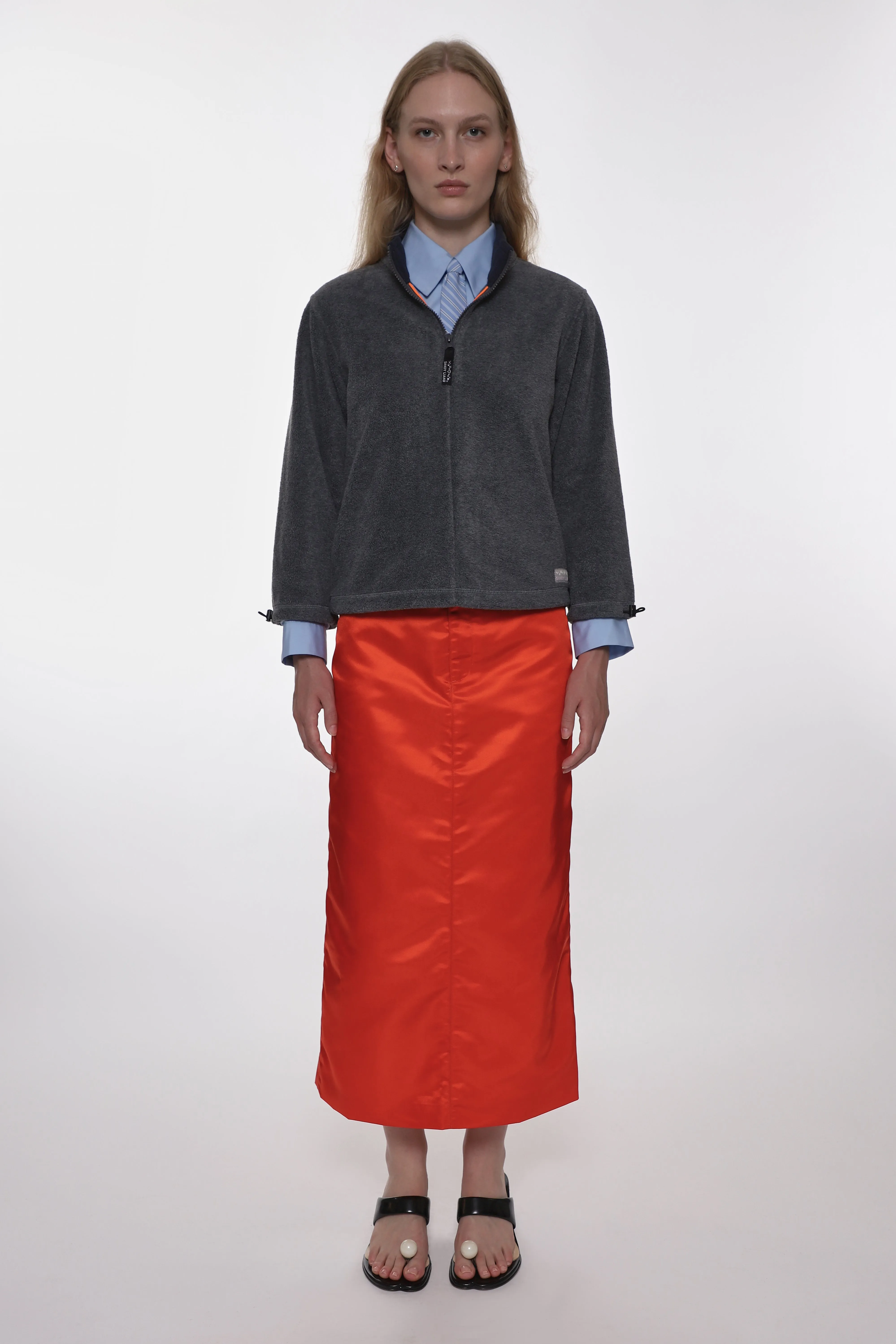 RAVENNA SKIRT IN ORANGE sold by Sandy Liang product image thumbnail 2