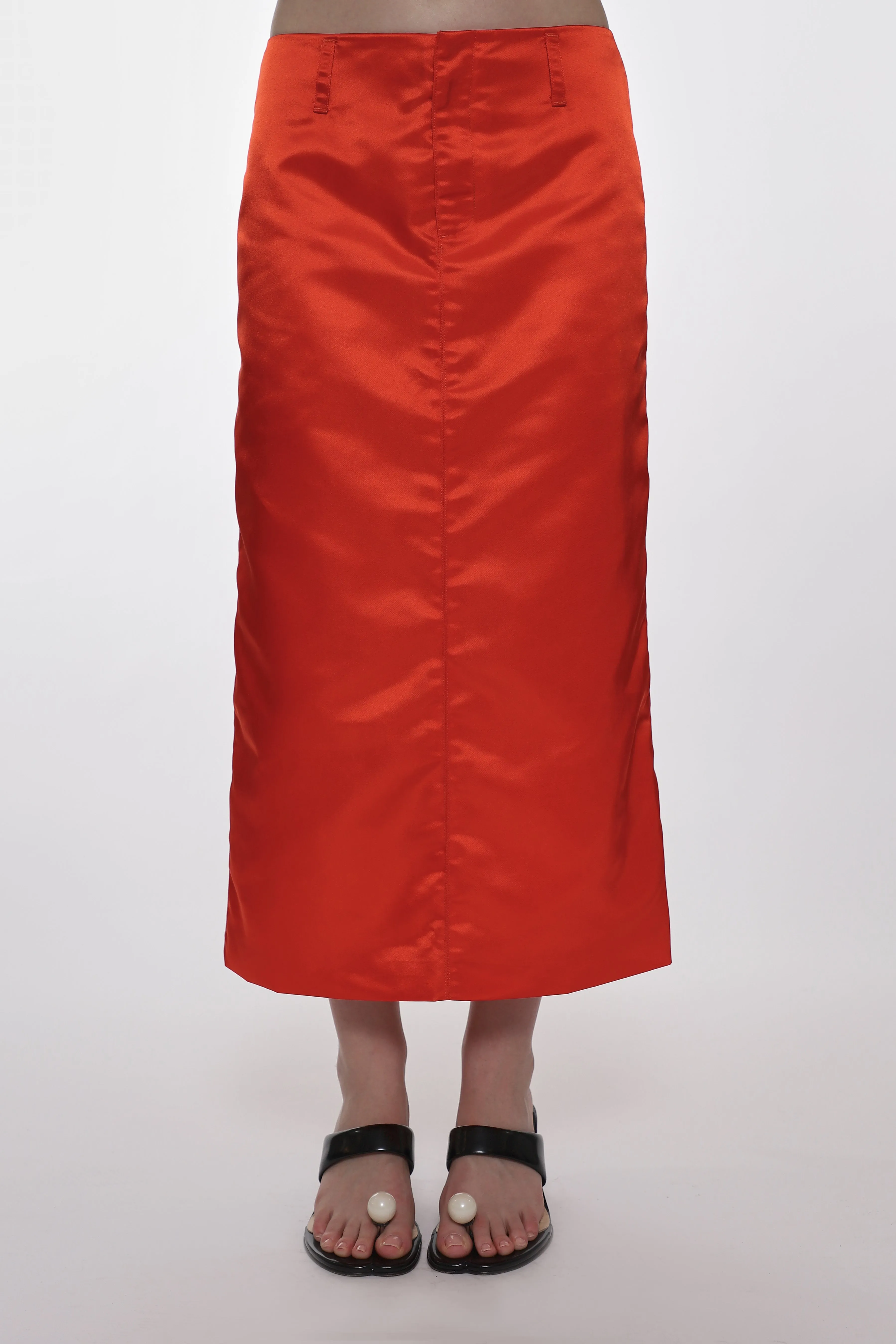 RAVENNA SKIRT IN ORANGE sold by Sandy Liang product image thumbnail 4
