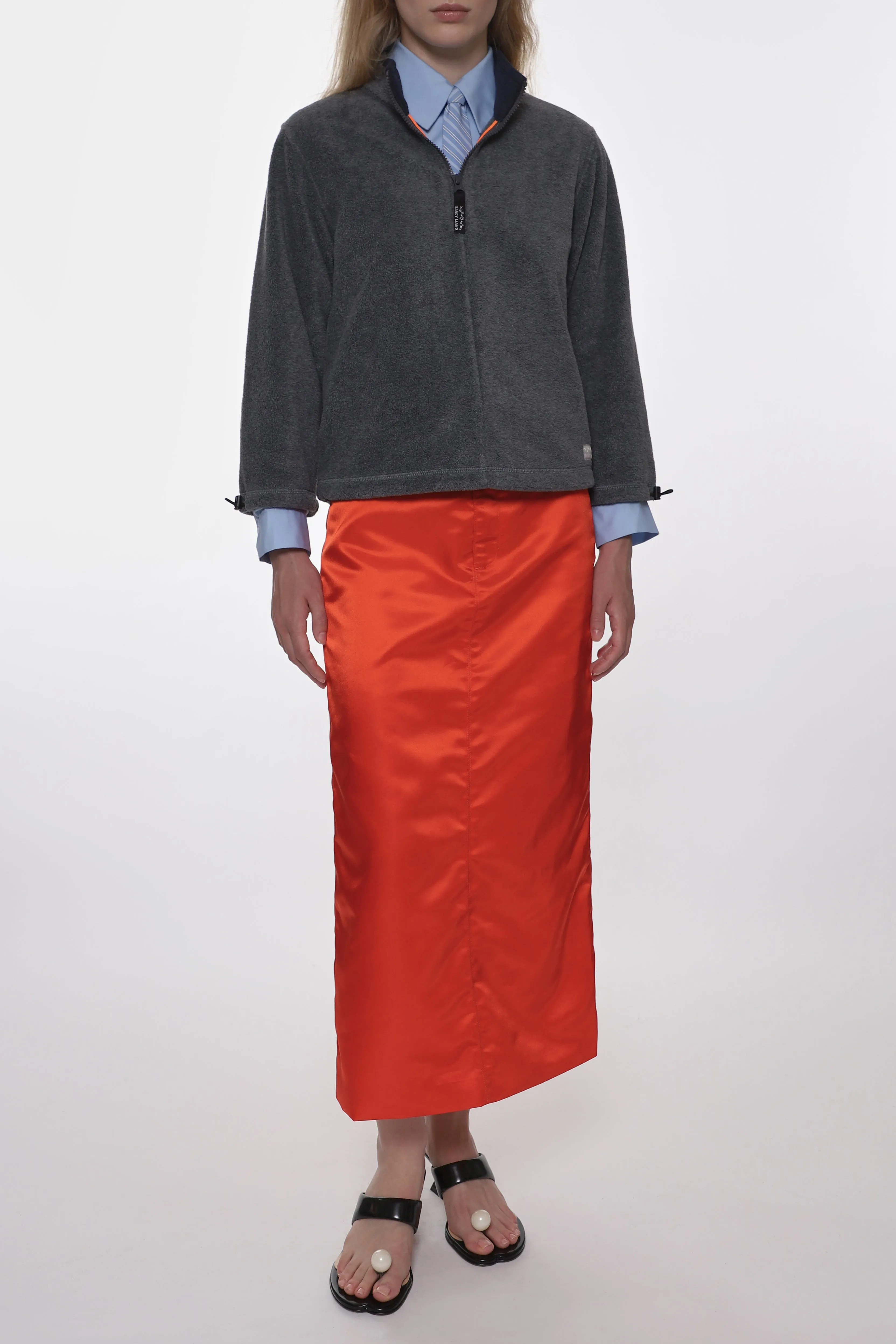 RAVENNA SKIRT IN ORANGE sold by Sandy Liang product image thumbnail 5