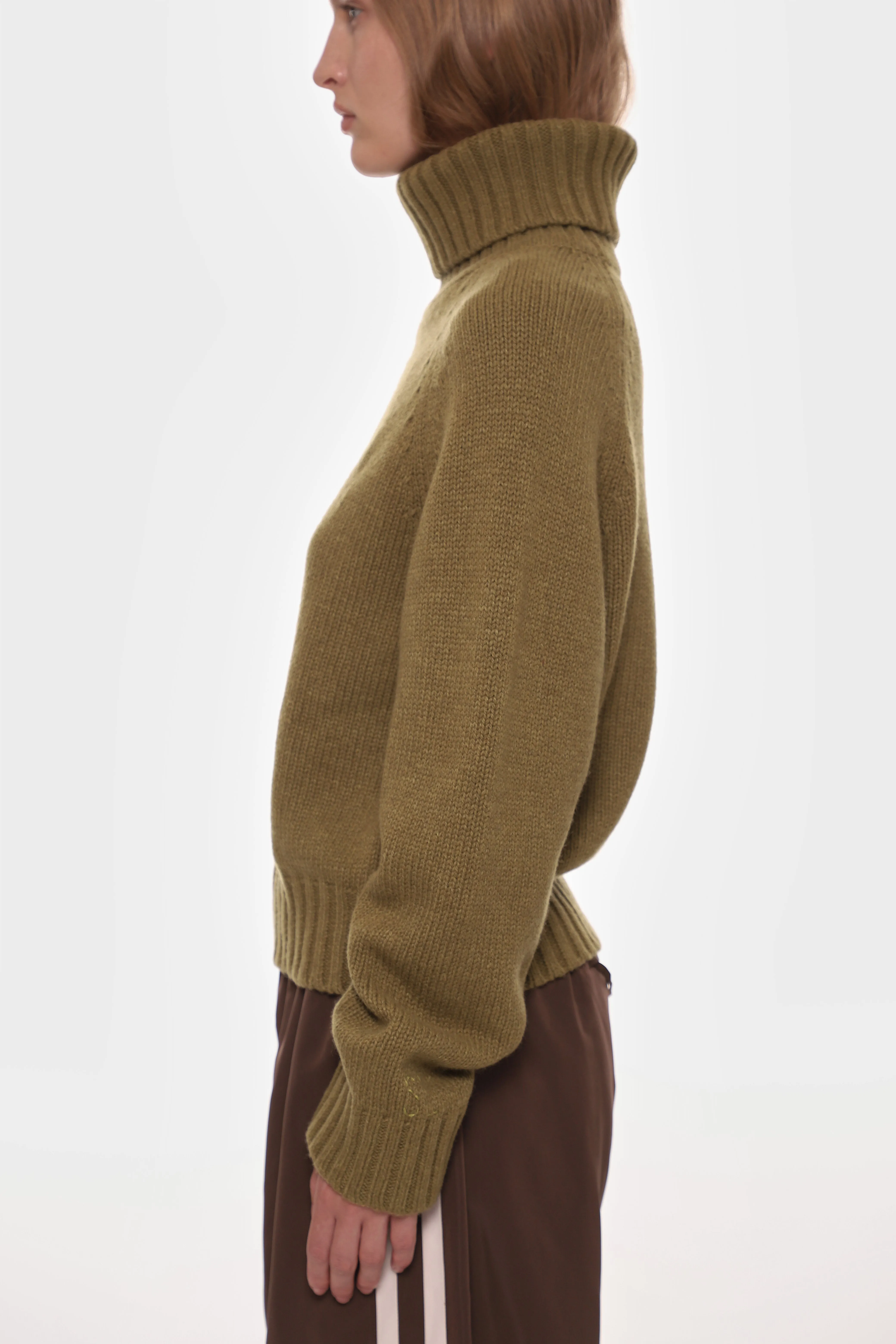 BUBBLES SWEATER IN OLIVE sold by Sandy Liang product image thumbnail 4