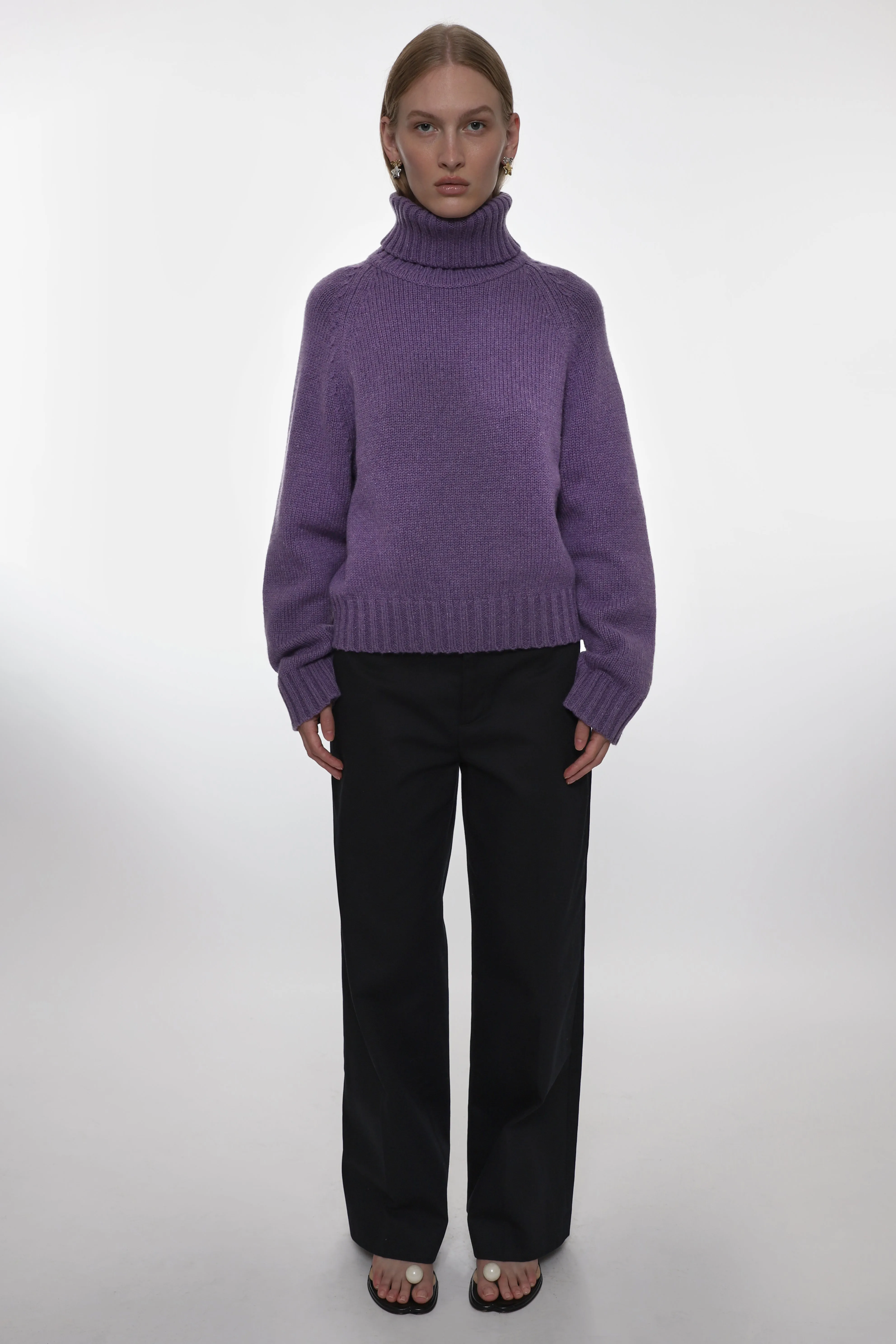 BUBBLES SWEATER IN PURPLE sold by Sandy Liang product image thumbnail 2