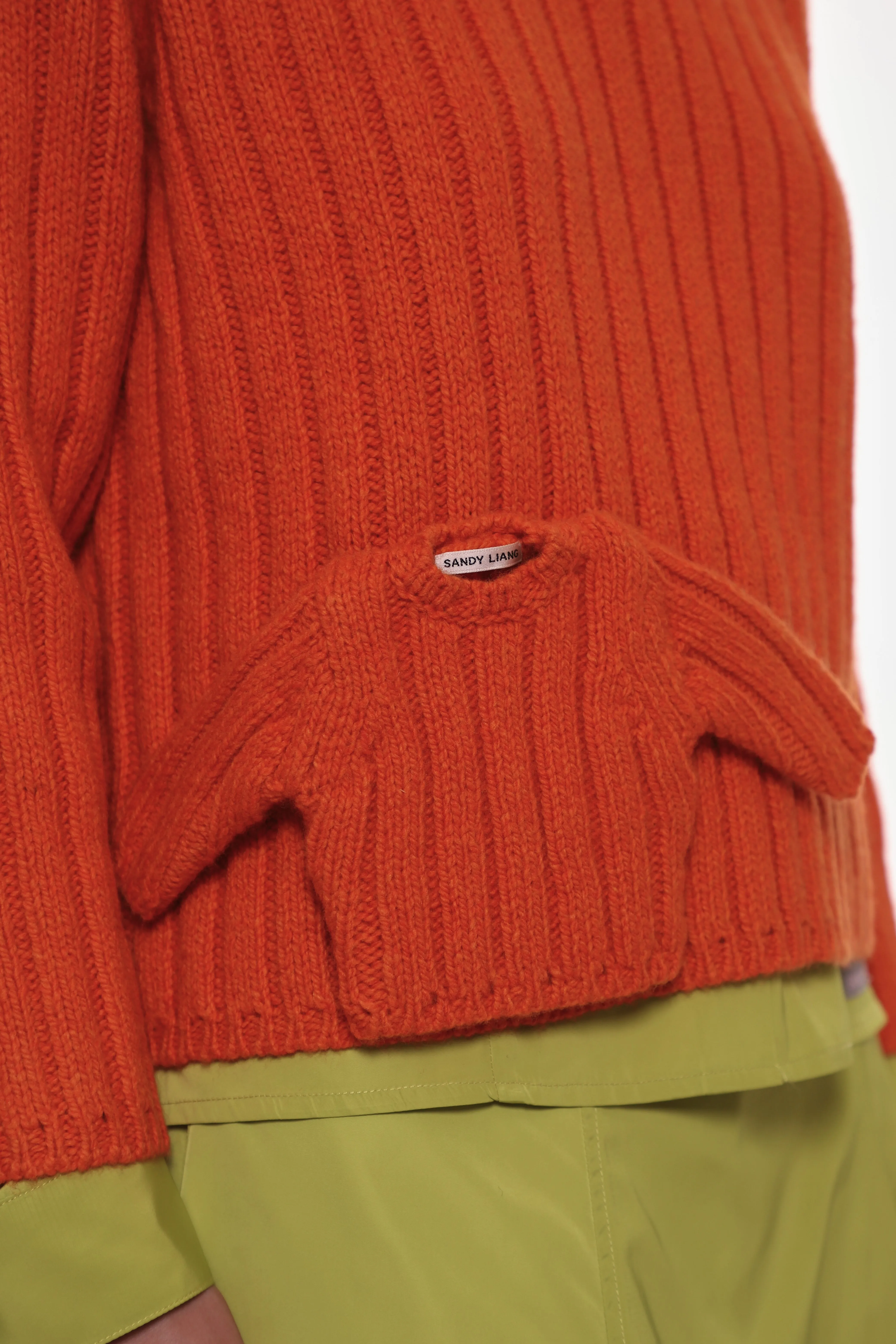 CARLOW SWEATER IN ORANGE sold by Sandy Liang product image thumbnail 3