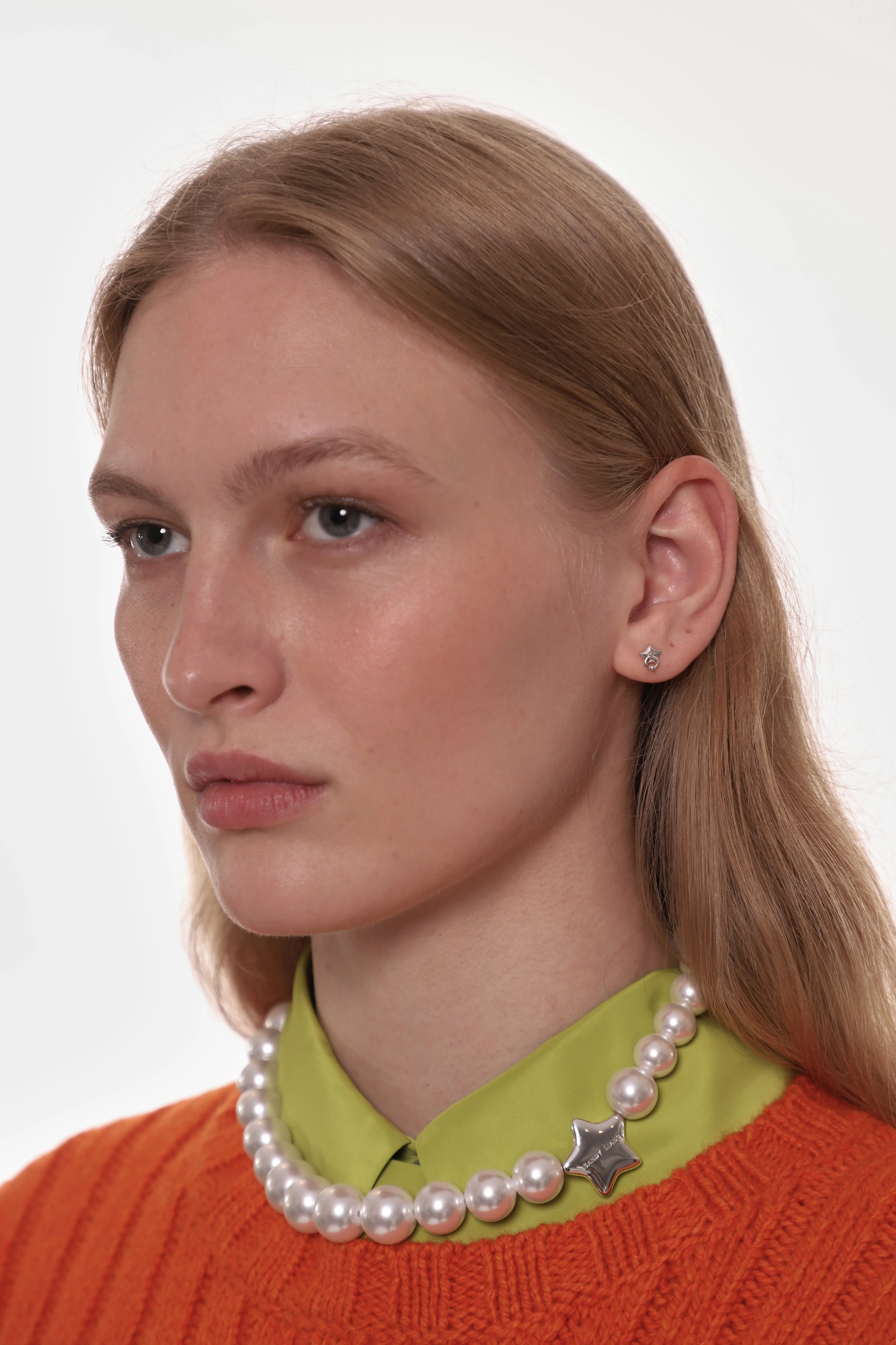 MICRO WANDA EARRINGS IN STERLING SILVER sold by Sandy Liang product image thumbnail 2