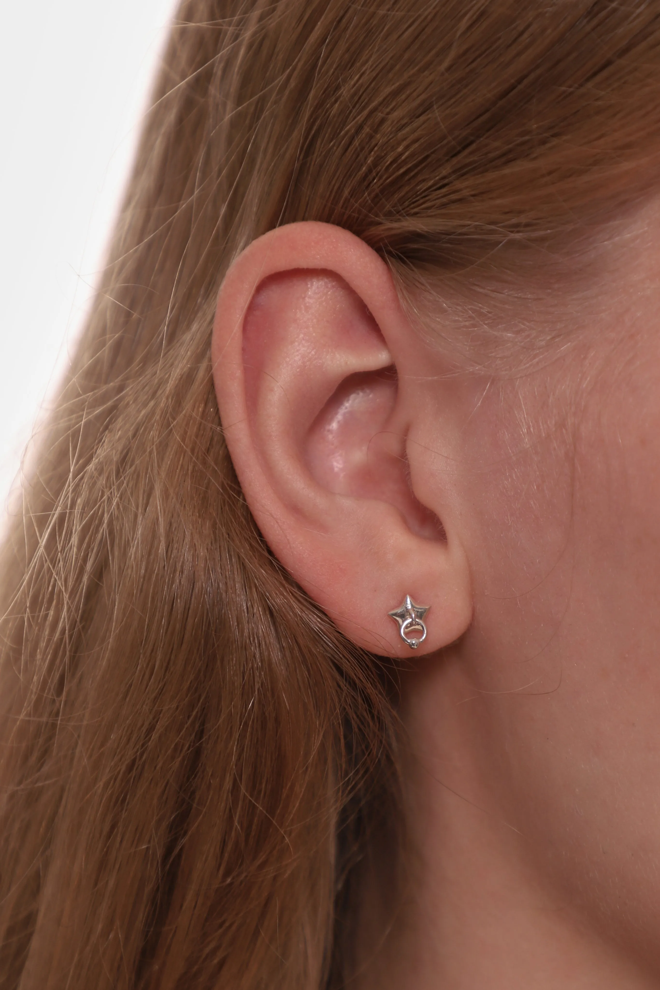 MICRO WANDA EARRINGS IN STERLING SILVER sold by Sandy Liang product image thumbnail 3