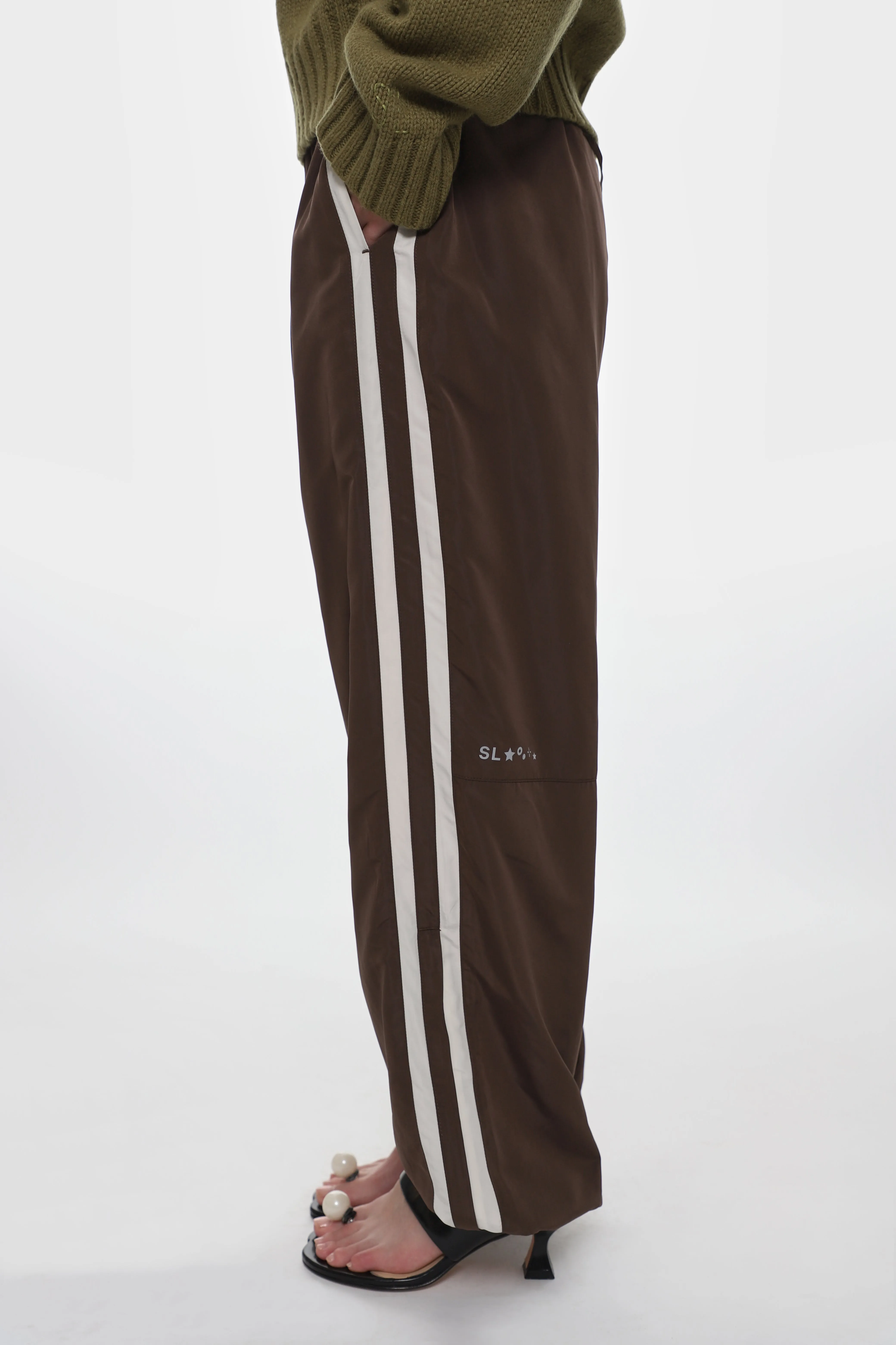 PAPRIKA PANT IN DARK BROWN sold by Sandy Liang product image thumbnail 3