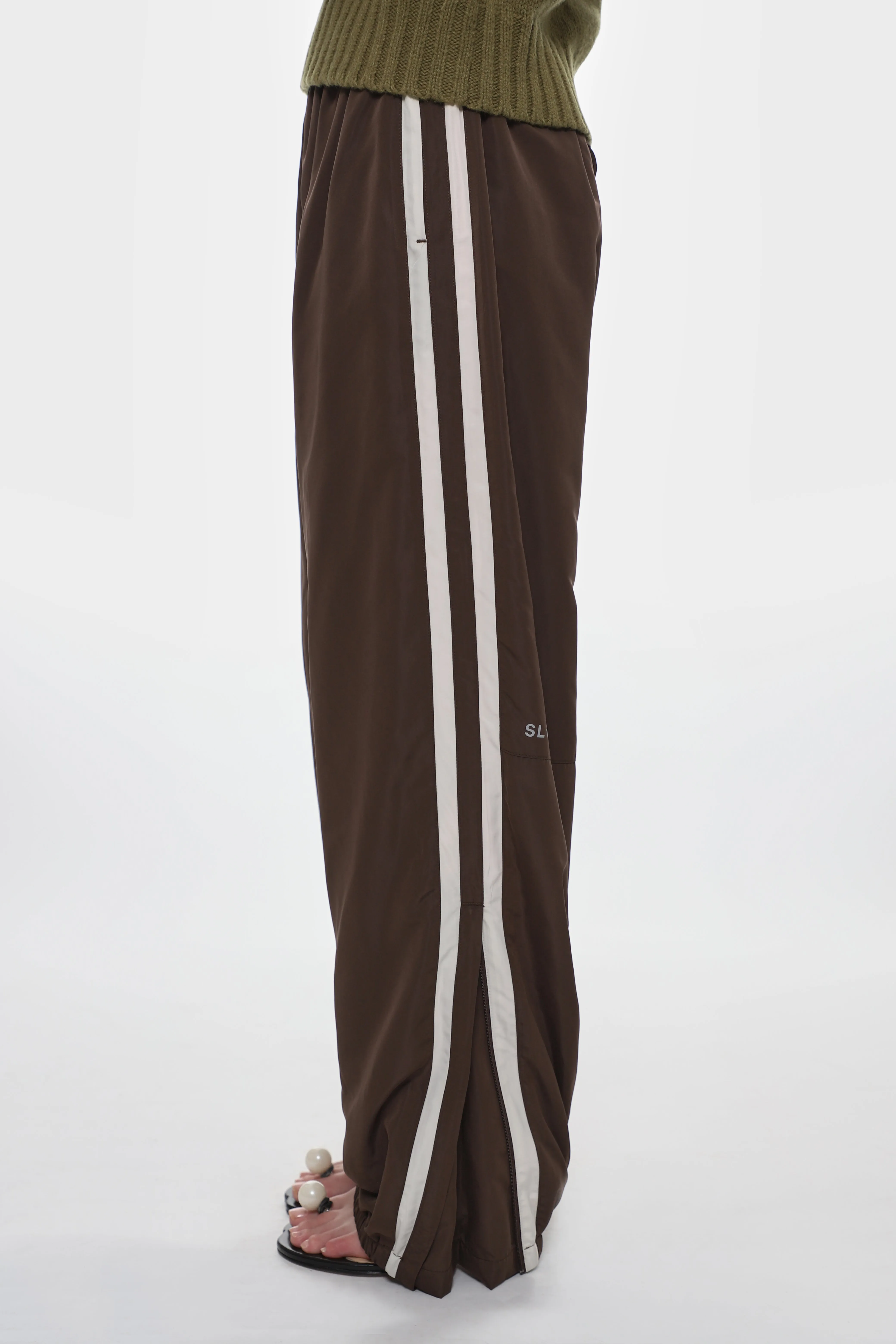 PAPRIKA PANT IN DARK BROWN sold by Sandy Liang product image thumbnail 4