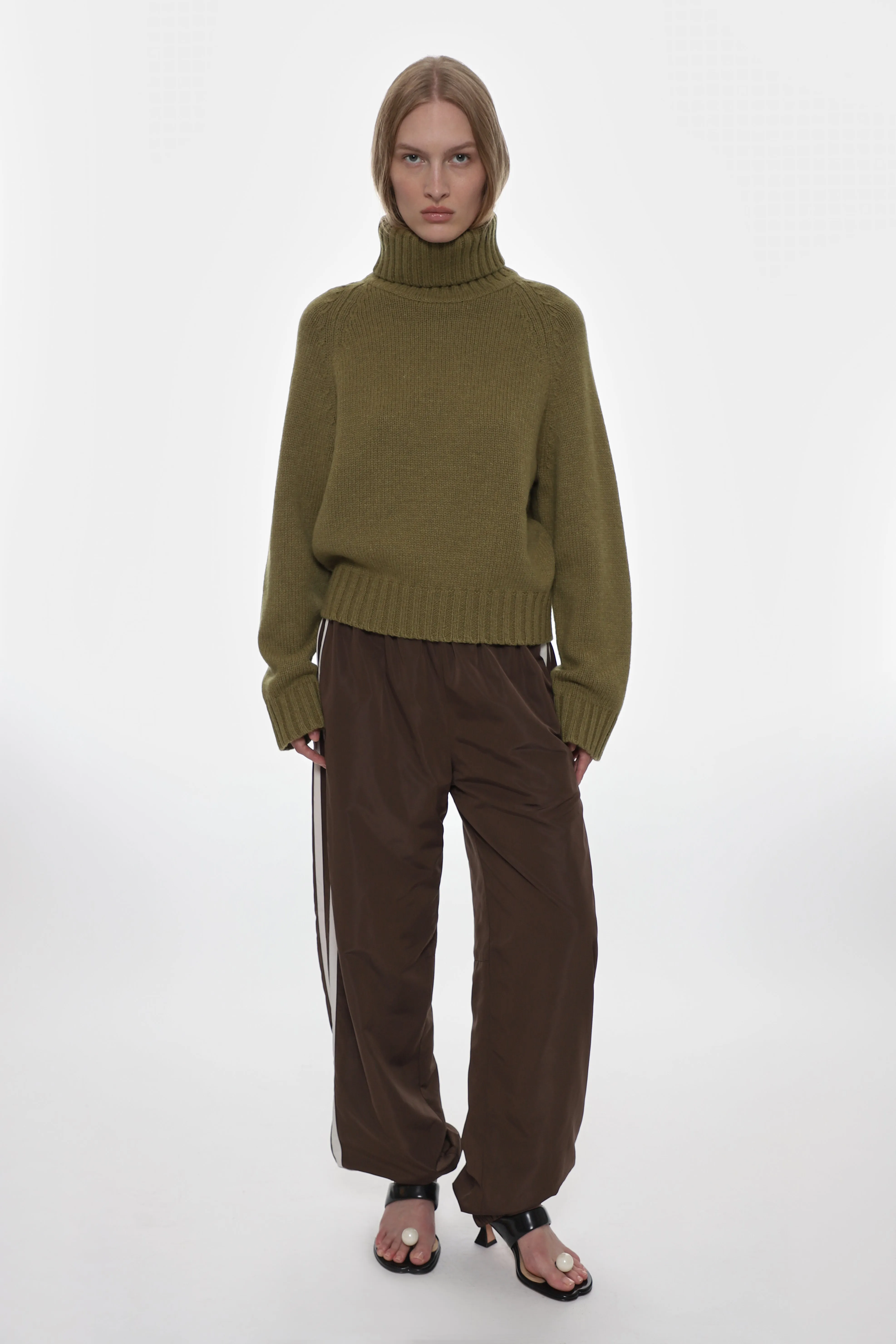 PAPRIKA PANT IN DARK BROWN sold by Sandy Liang product image thumbnail 2