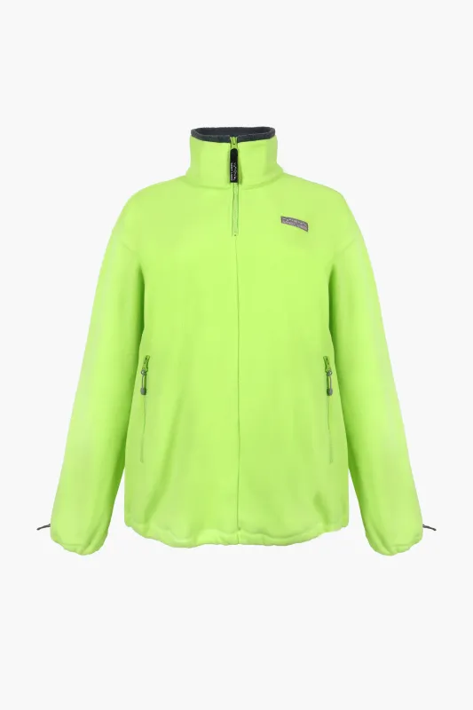 ASCHER PULLOVER FLEECE IN NEON GREEN sold by Sandy Liang