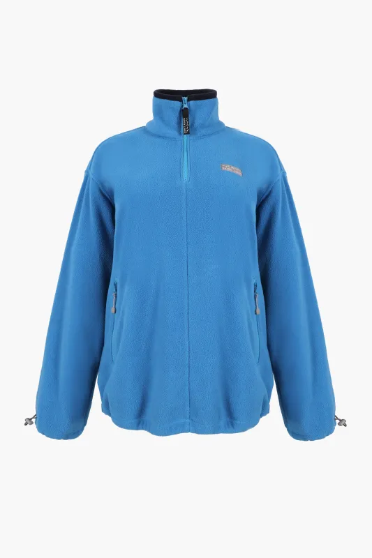 ASCHER PULLOVER FLEECE IN BLUE sold by Sandy Liang