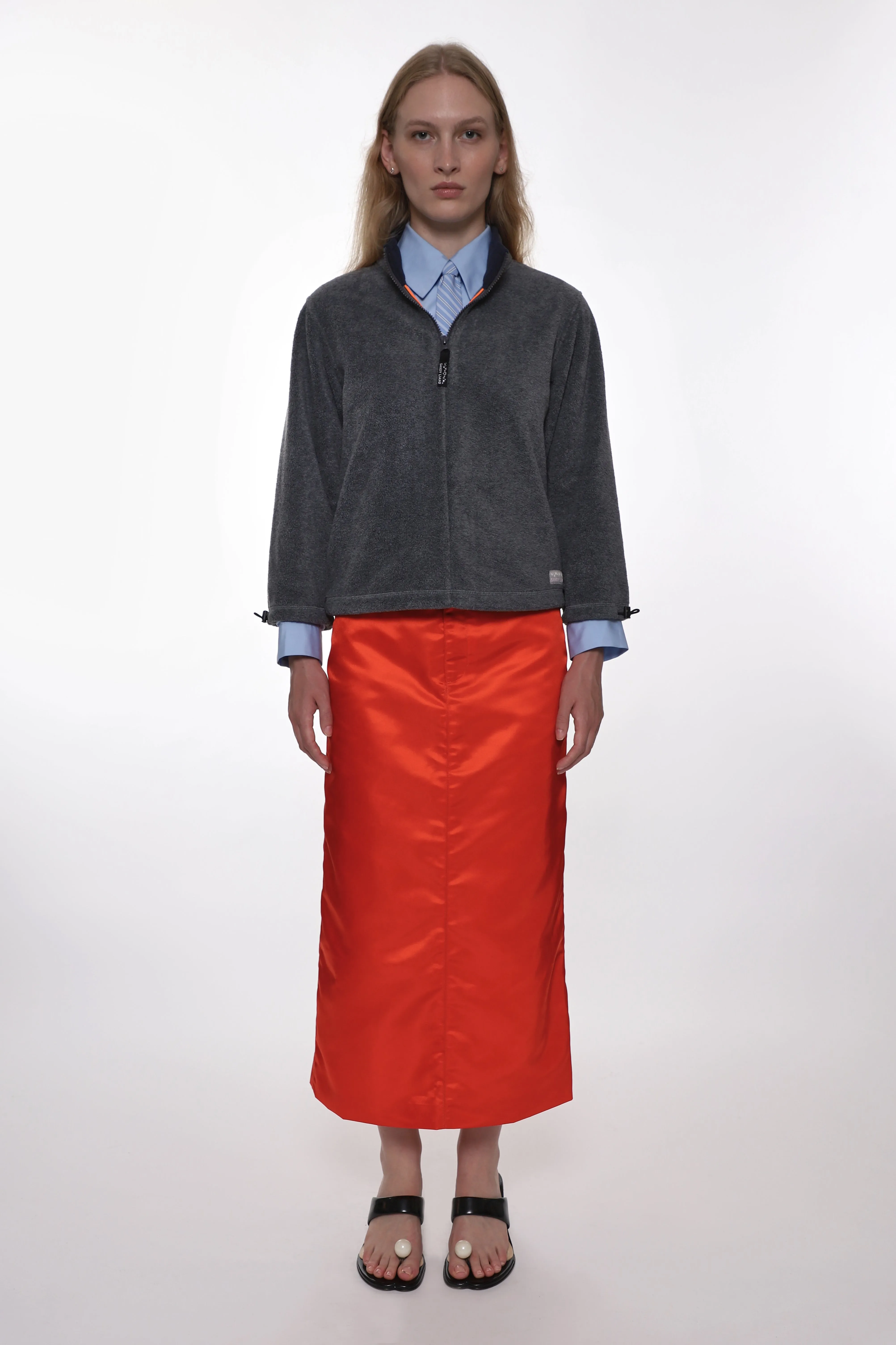 LILBEAN PULLOVER FLEECE IN GREY sold by Sandy Liang product image thumbnail 2