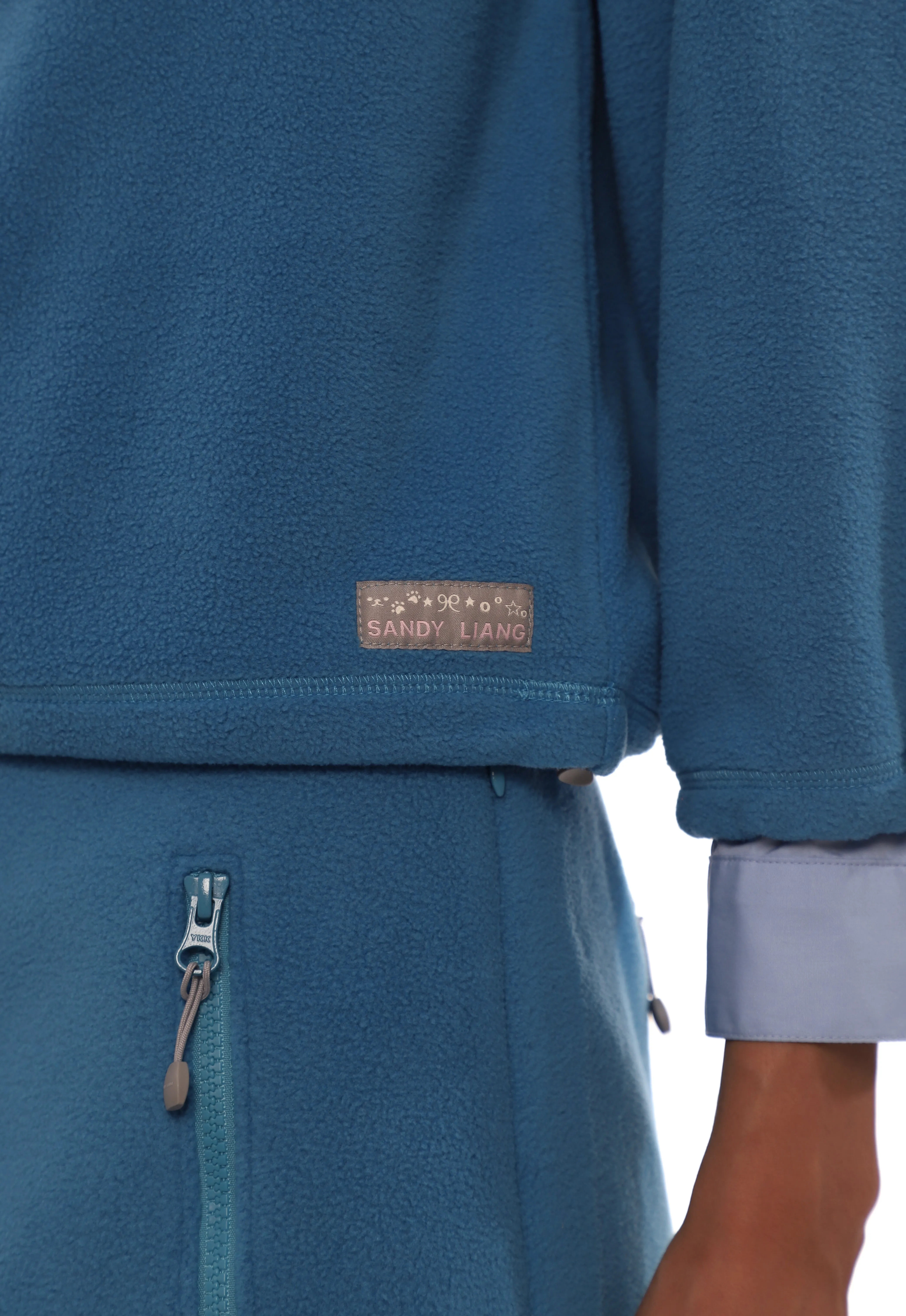 LILBEAN PULLOVER FLEECE IN BLUE sold by Sandy Liang product image thumbnail 3