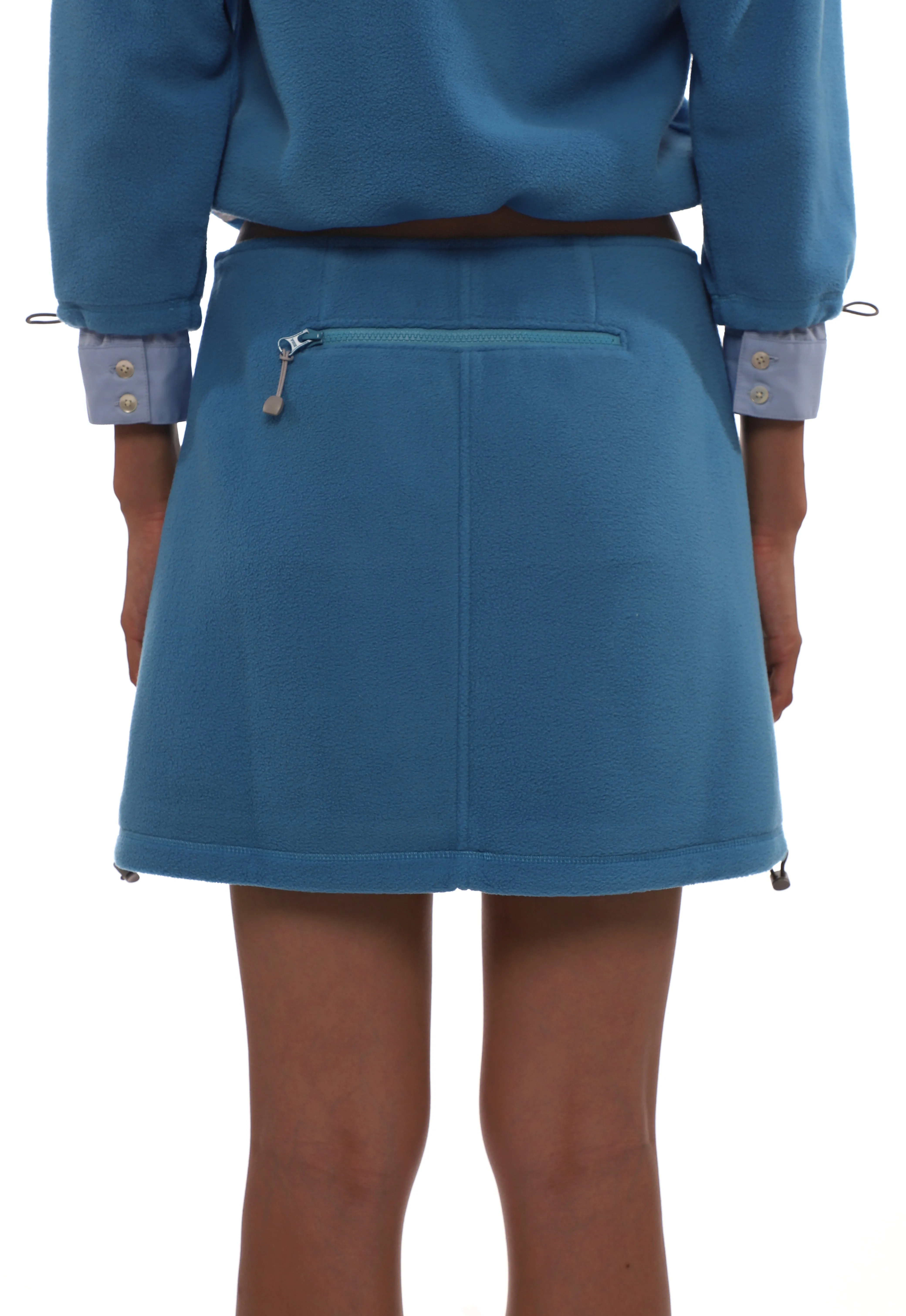 POLAR FLEECE SKIRT IN BLUE sold by Sandy Liang product image thumbnail 4
