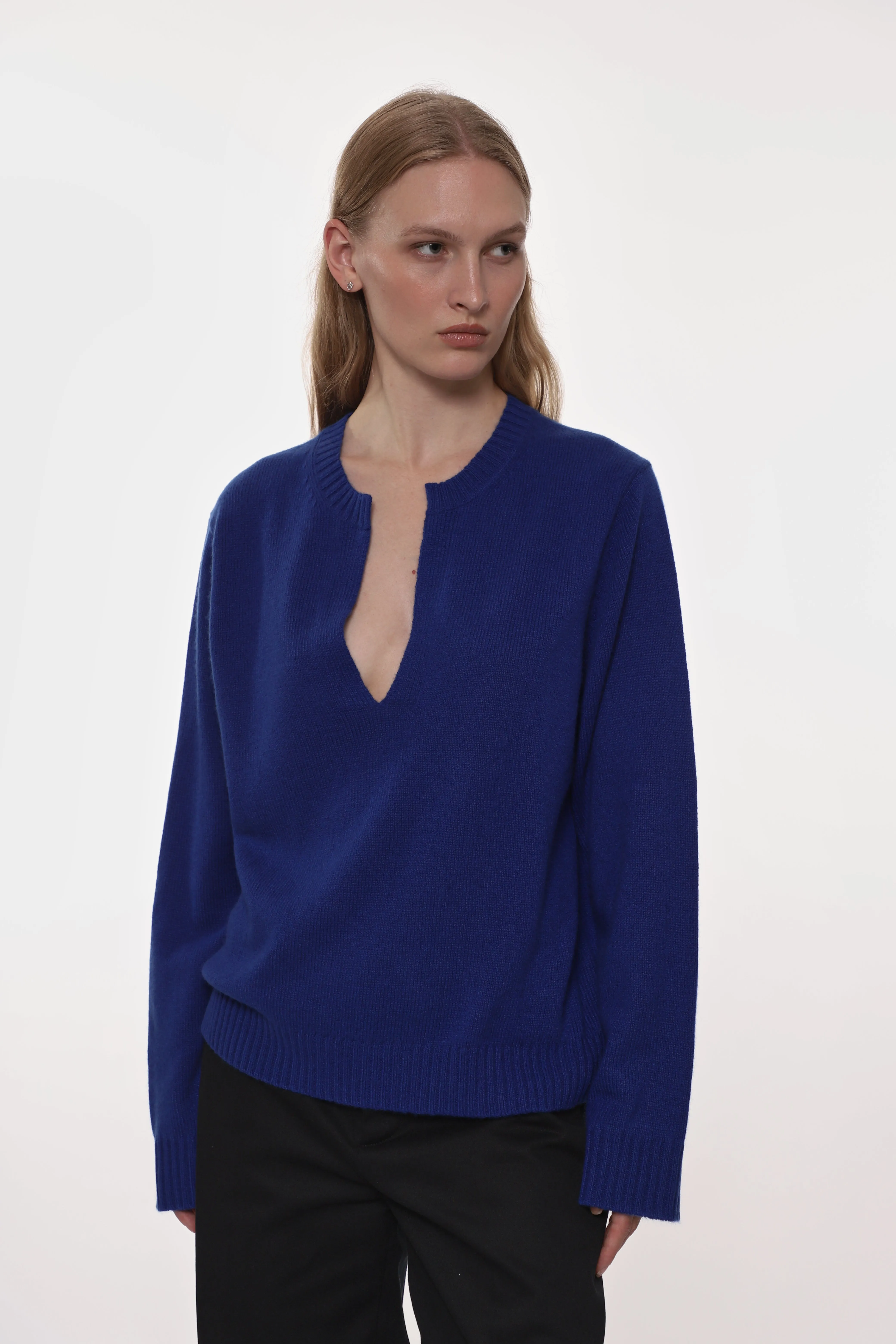 NESH CASHMERE SWEATER IN BLUE sold by Sandy Liang product image thumbnail 4
