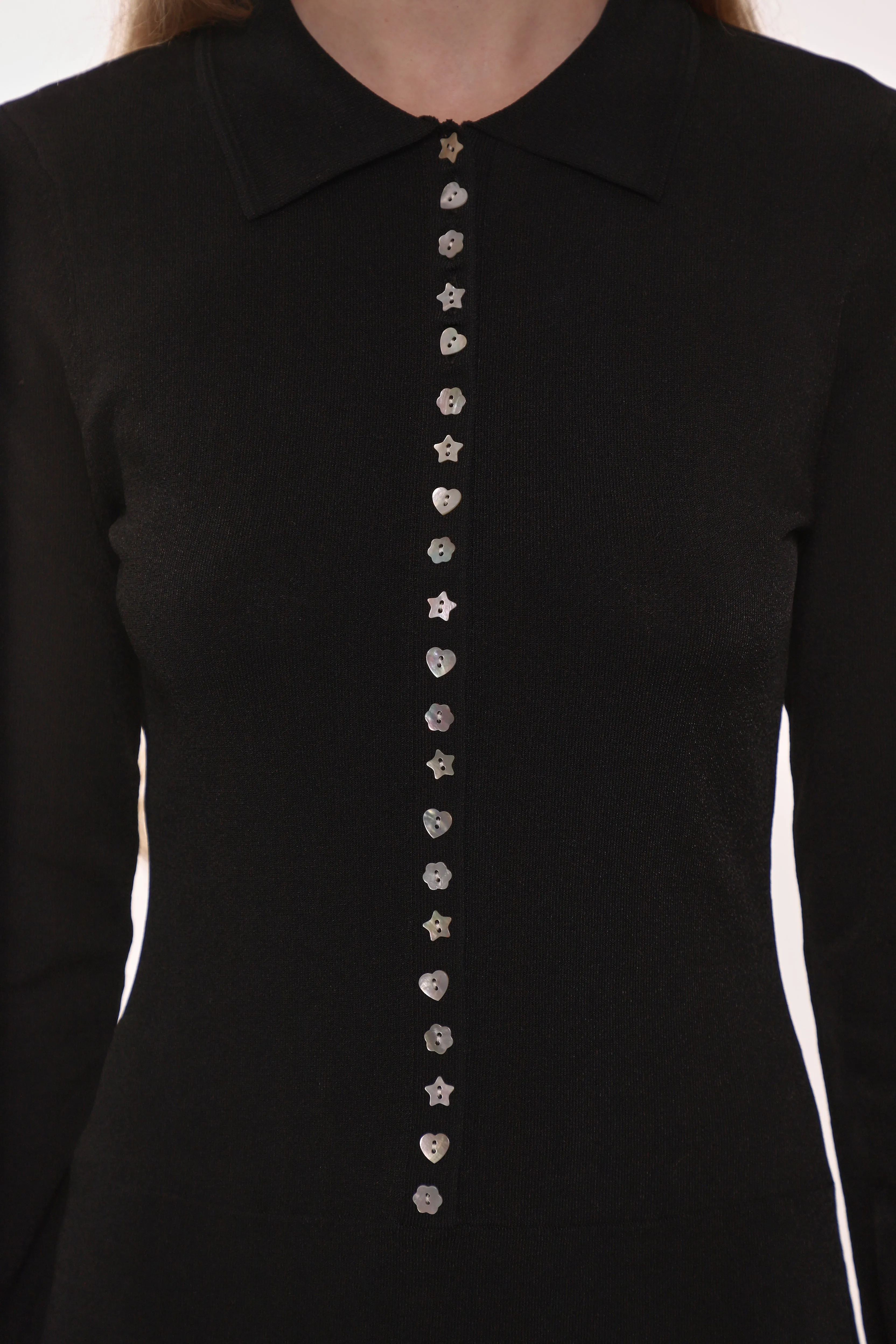 LORI DRESS IN BLACK sold by Sandy Liang product image thumbnail 4