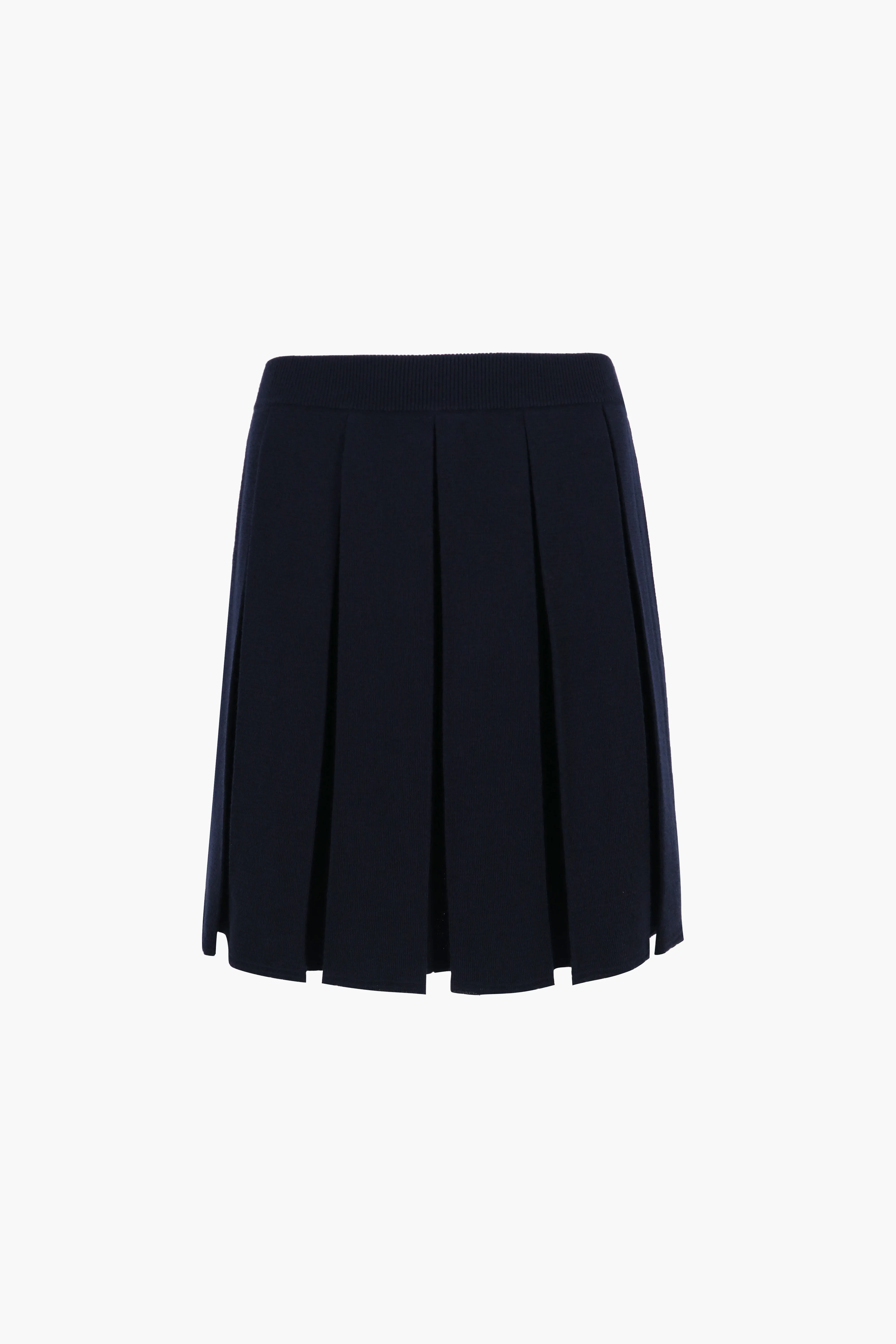FISHERS SKIRT IN NAVY sold by Sandy Liang
