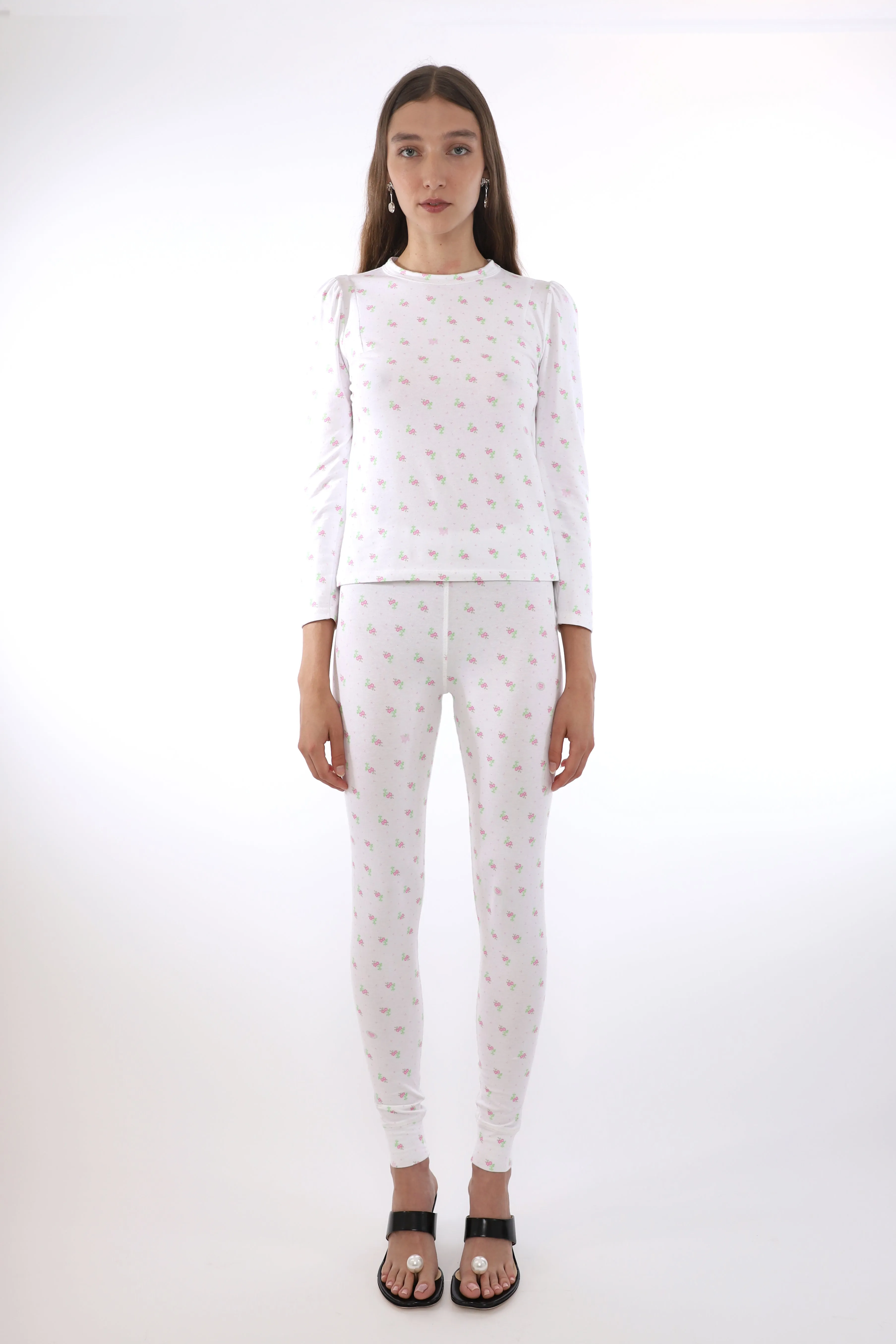 LONG JOHNS IN EVIL FLORAL sold by Sandy Liang product image thumbnail 2