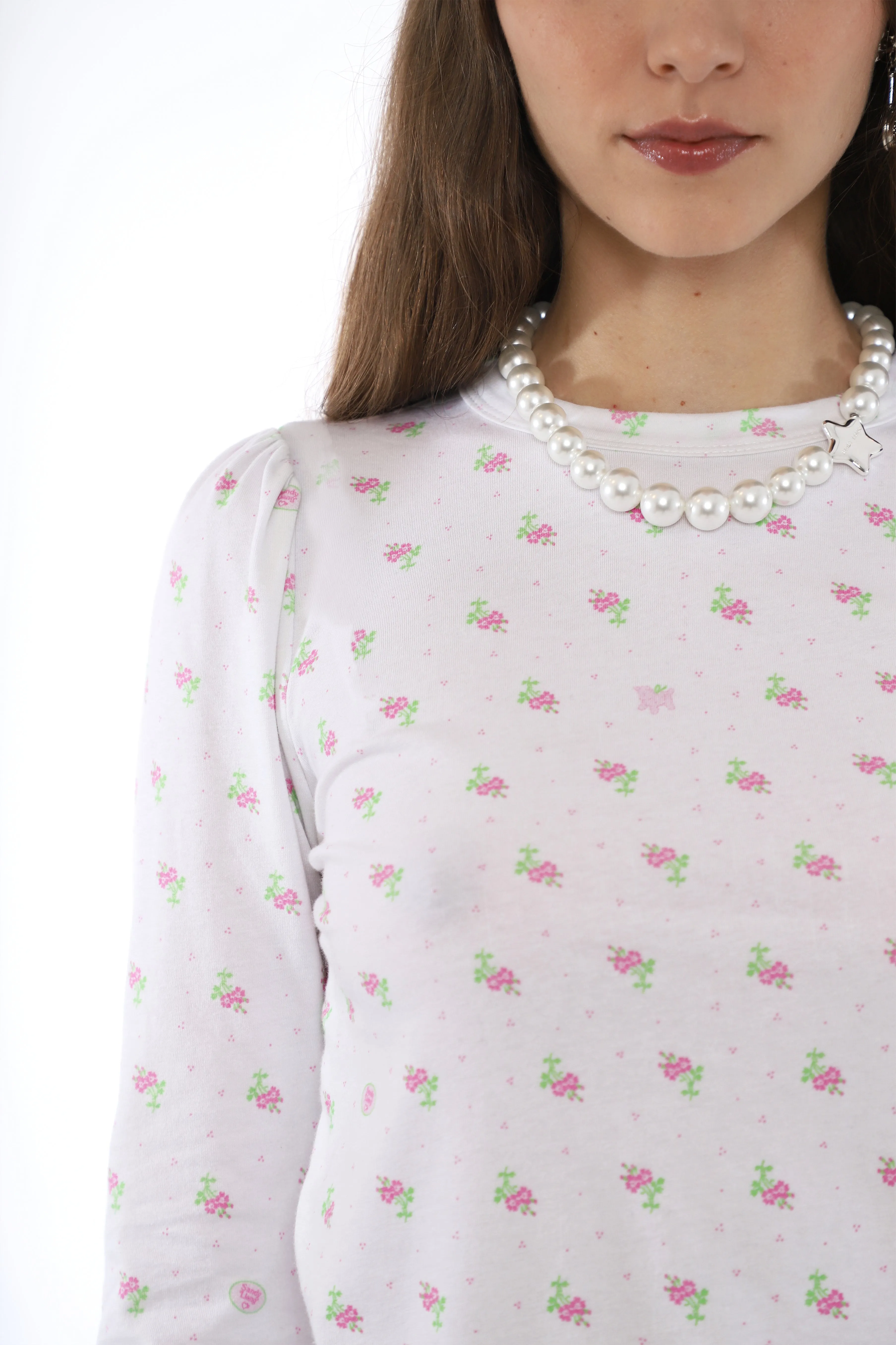 NAP TOP IN EVIL FLORAL sold by Sandy Liang product image thumbnail 3