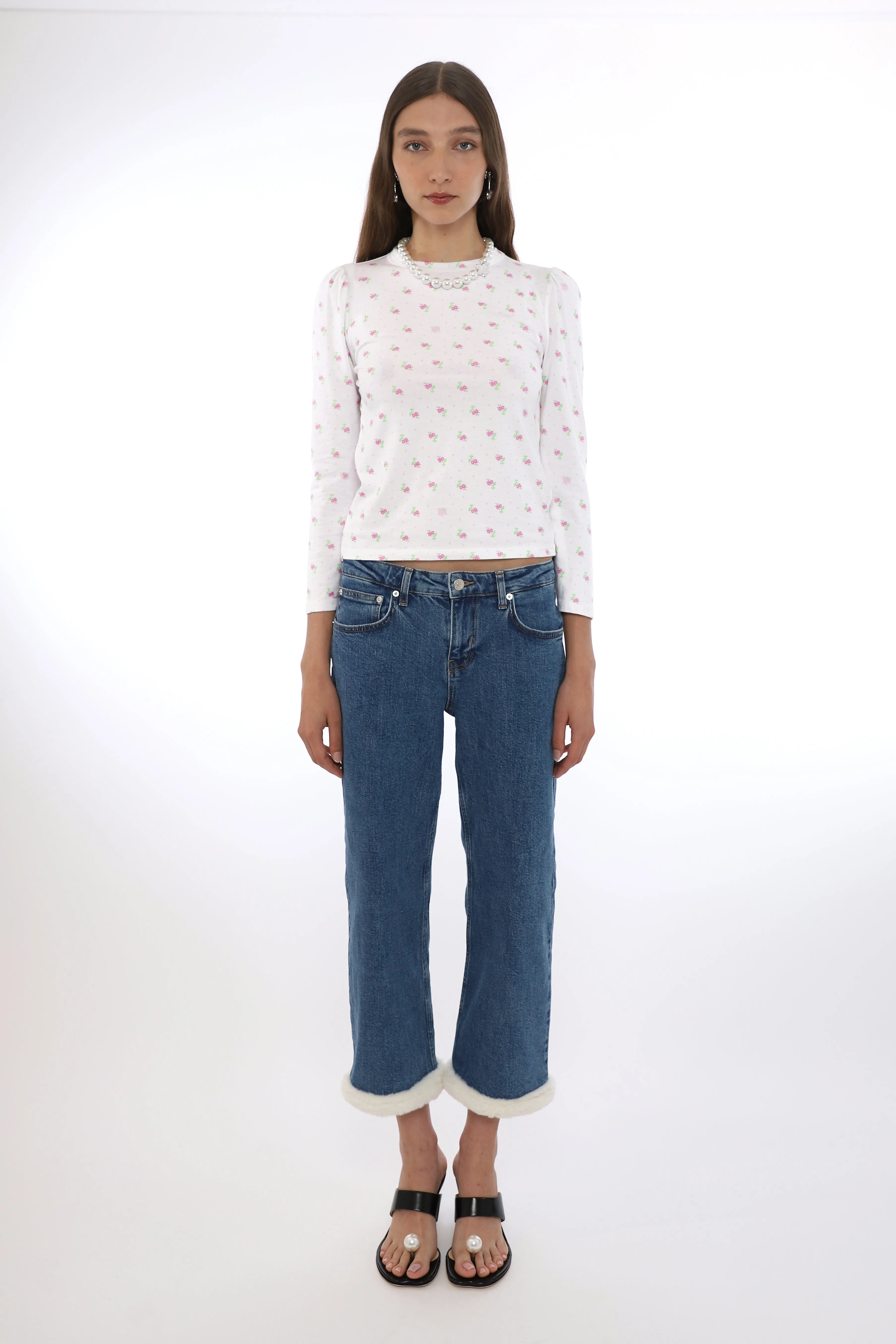 NAP TOP IN EVIL FLORAL sold by Sandy Liang product image thumbnail 2