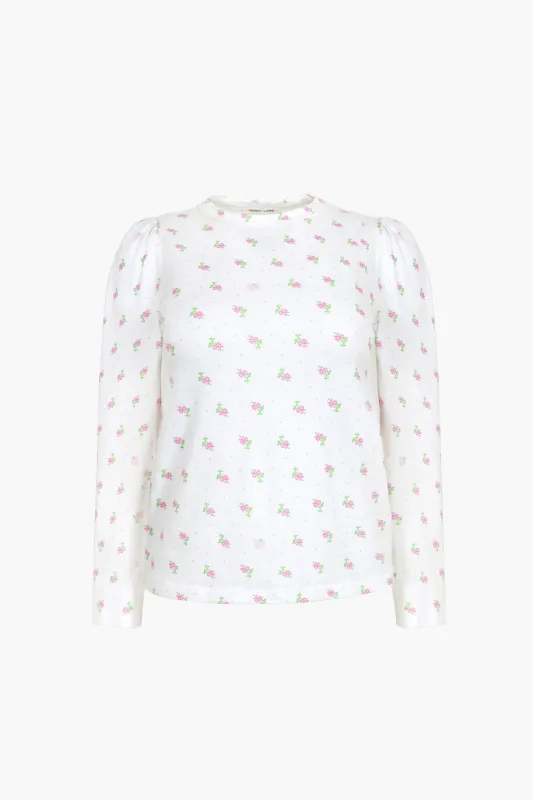 NAP TOP IN EVIL FLORAL sold by Sandy Liang