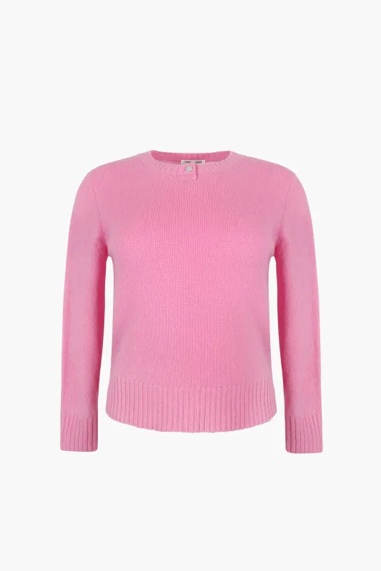 PINO CASHMERE SWEATER IN PINK sold by Sandy Liang