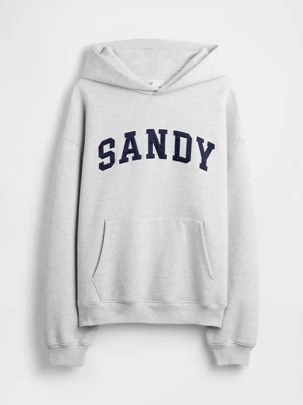 EXTRA HEAVYWEIGHT LOGO OVERSIZED HOODIE made by Sandy Liang