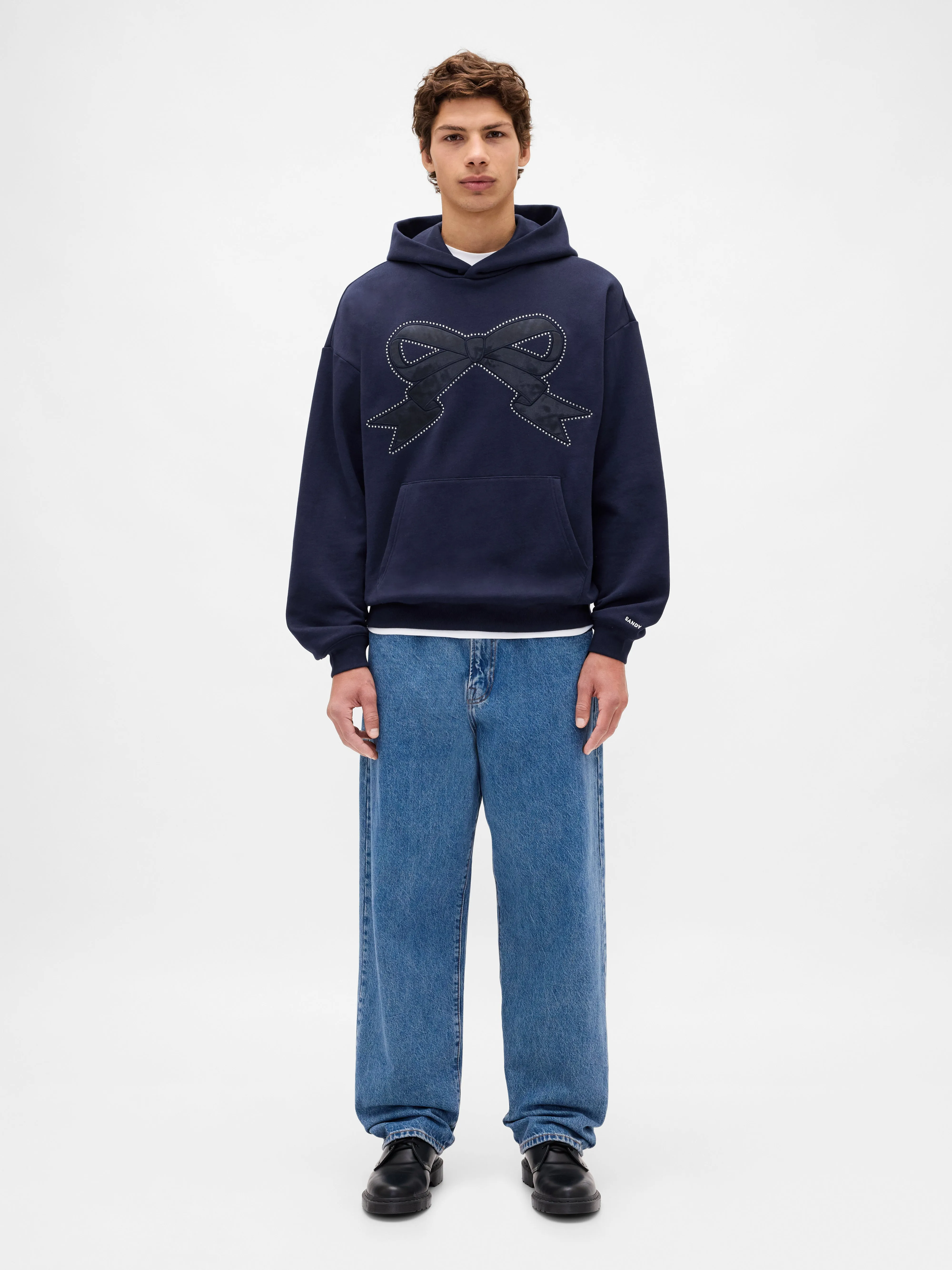 HEAVYWEIGHT BOW OVERSIZED HOODIE sold by Sandy Liang product image thumbnail 5